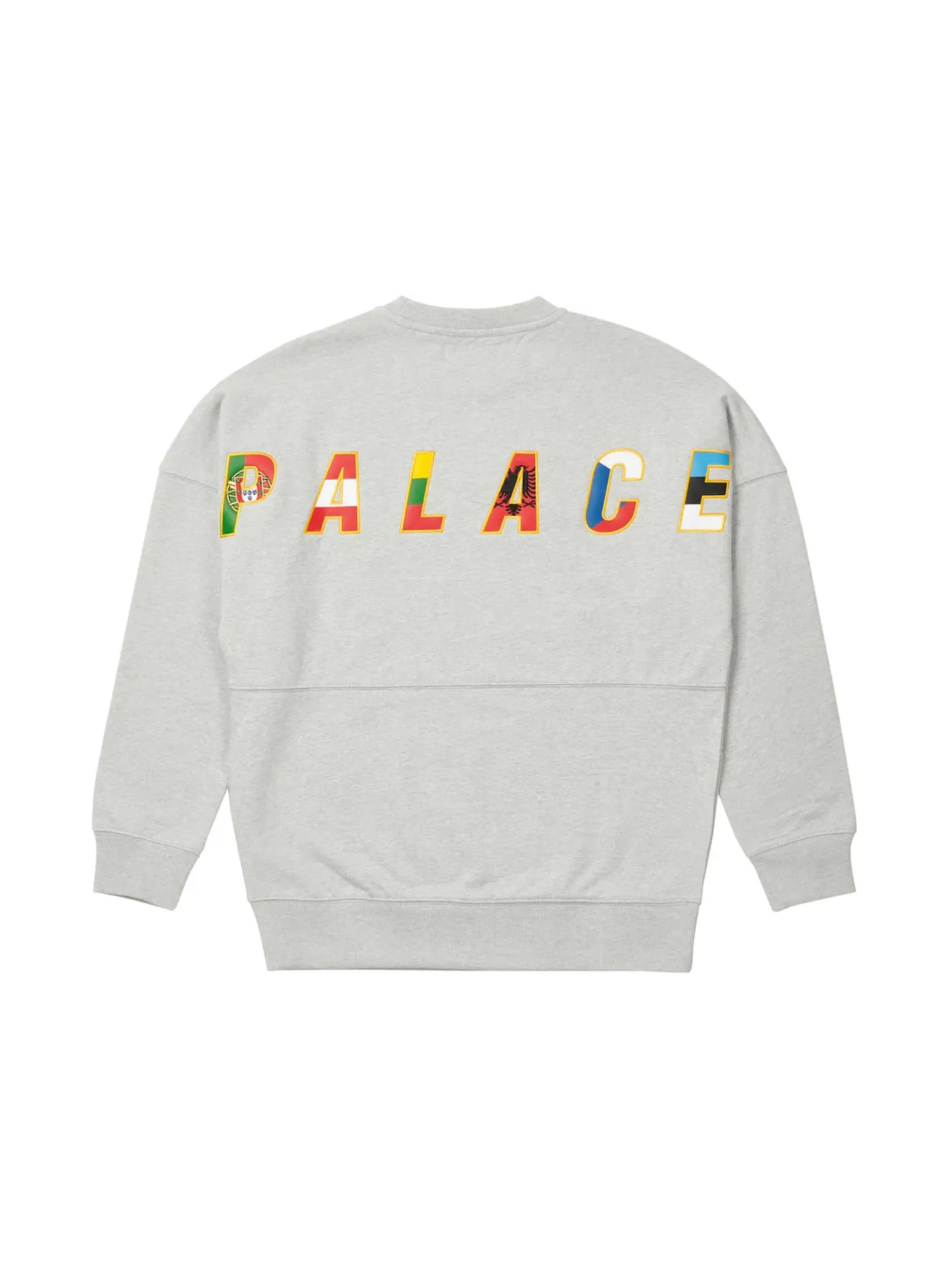 Мужской свитшот Palace Crew Grey Marl — изображение 2 из 2