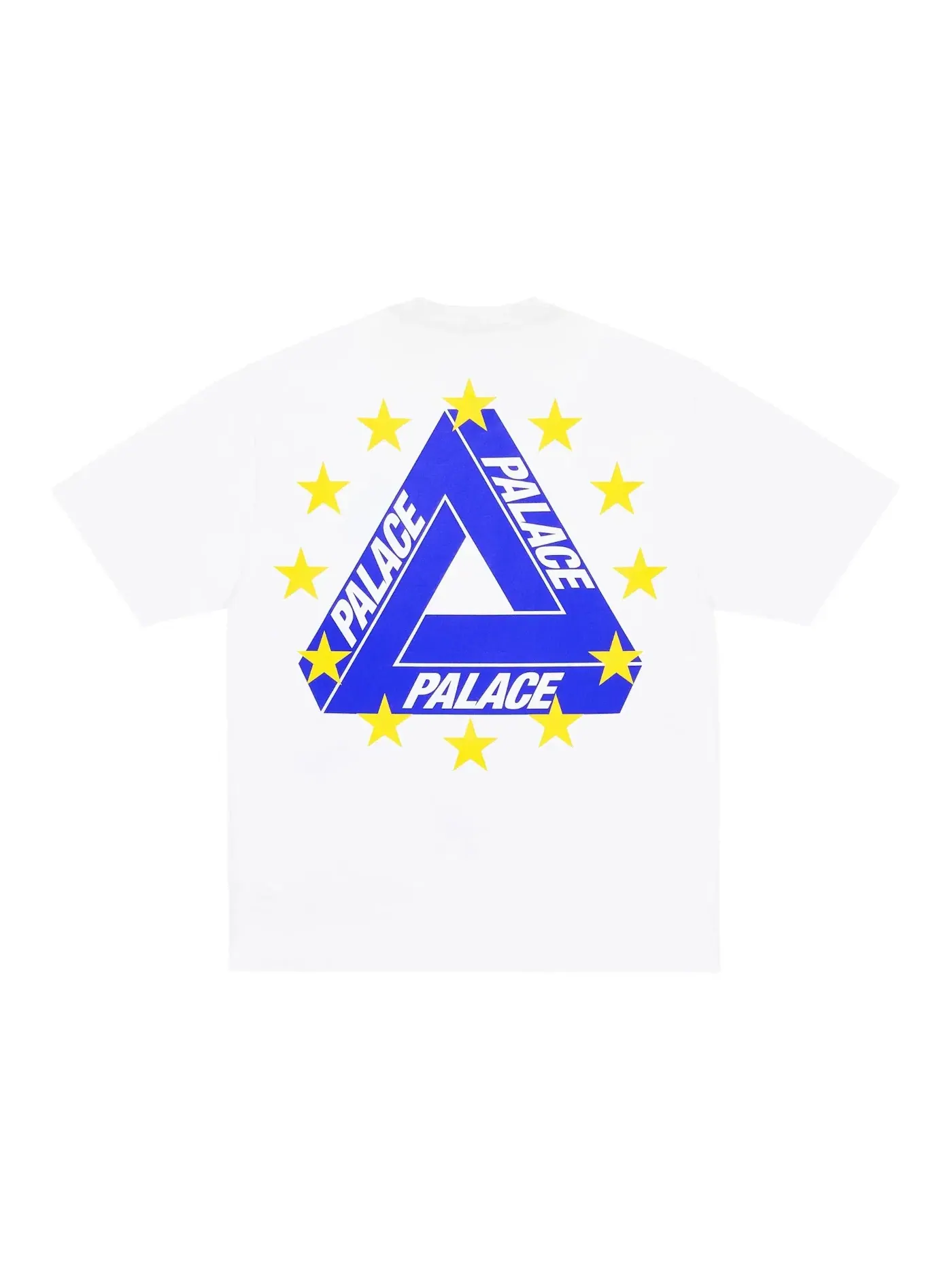 Мужская футболка с принтом Palace Eu Tri T-Shirt White — изображение 1 из 2