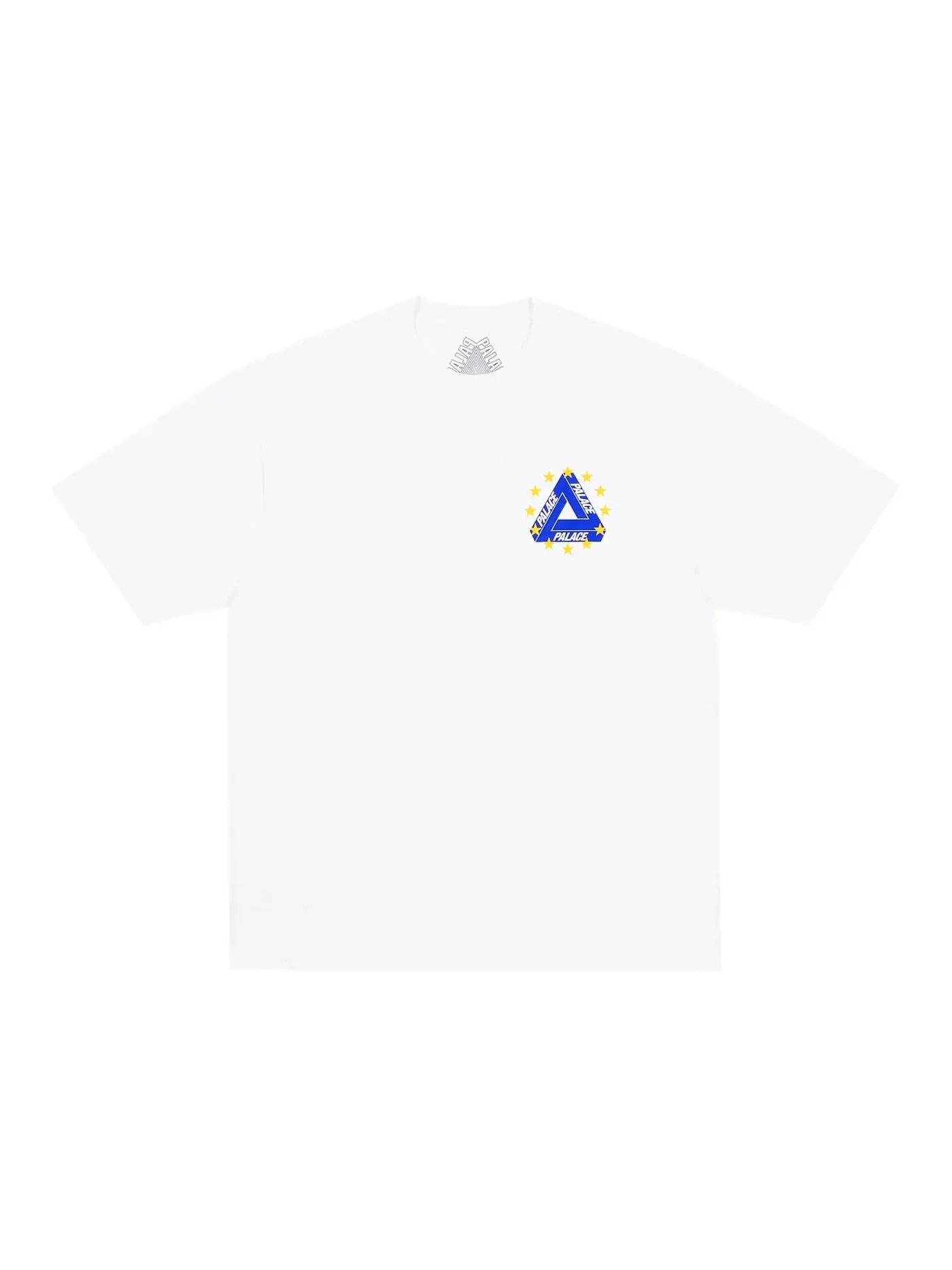 Мужская футболка с принтом Palace Eu Tri T-Shirt White — изображение 2 из 2