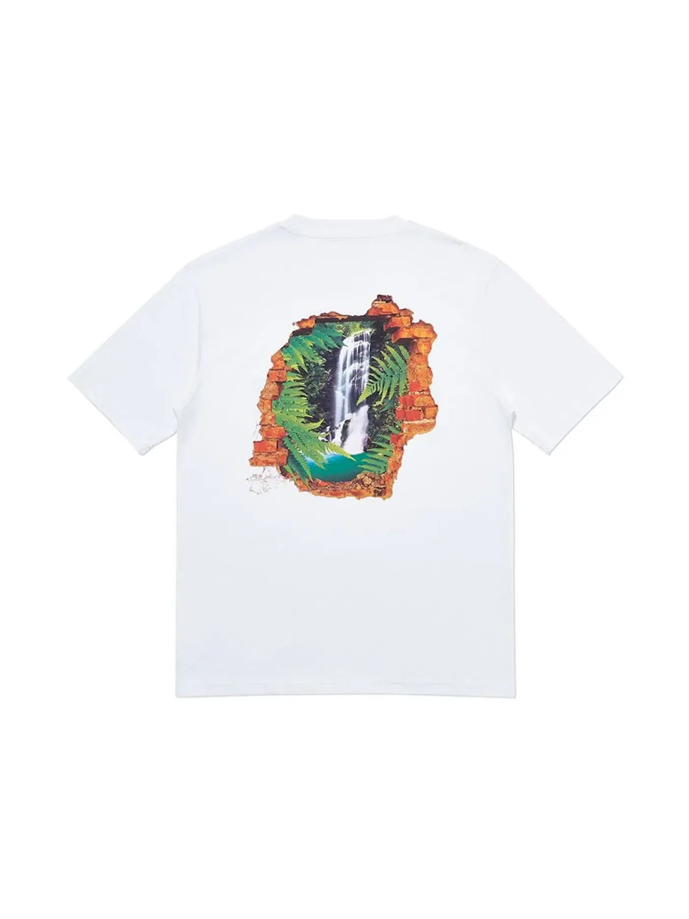 Мужская футболка с принтом Palace T-Shirt — изображение 2 из 2, белый