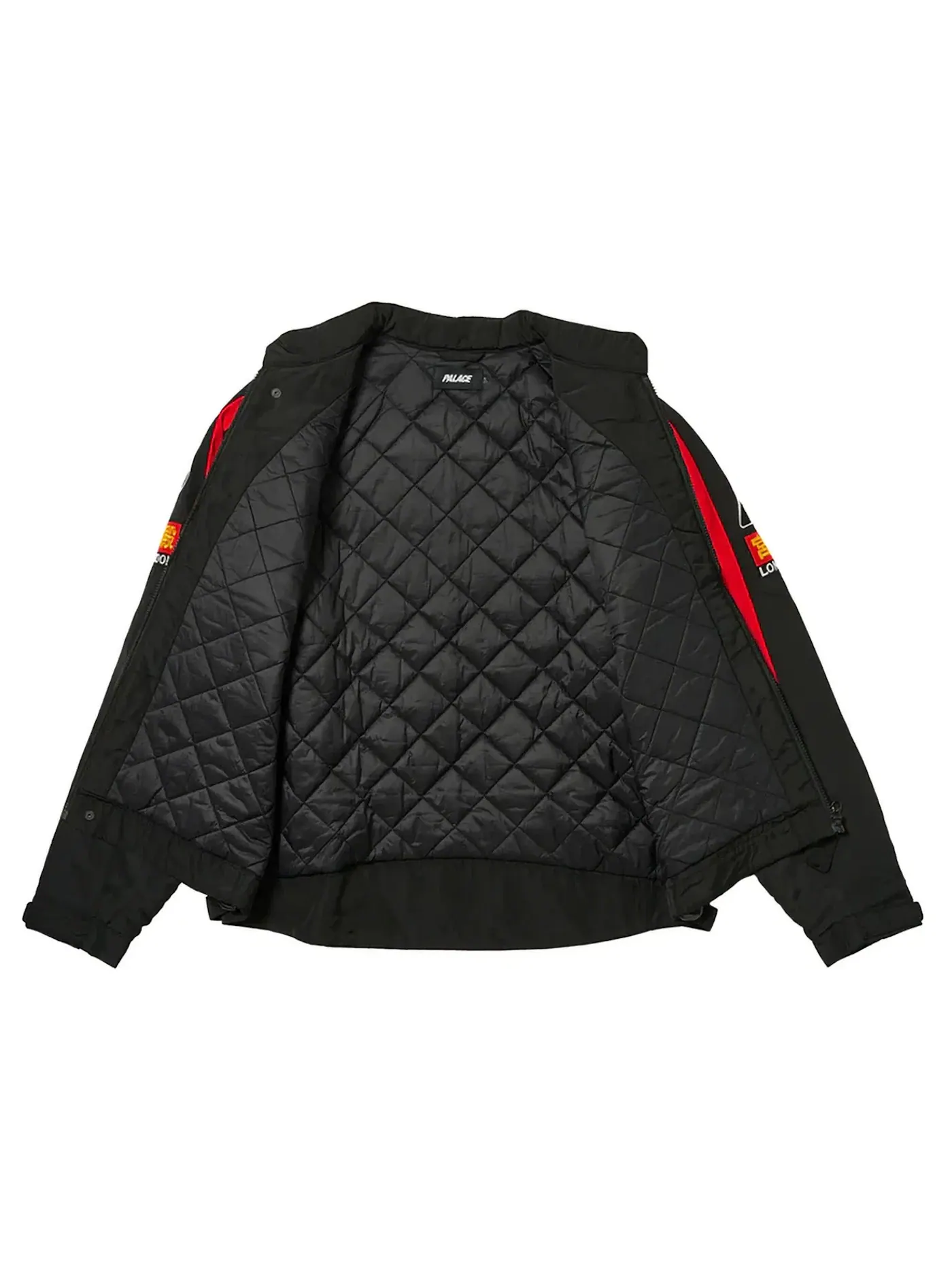 Мужская куртка с принтом Jacket Palace — изображение 2 из 3, черный/красный