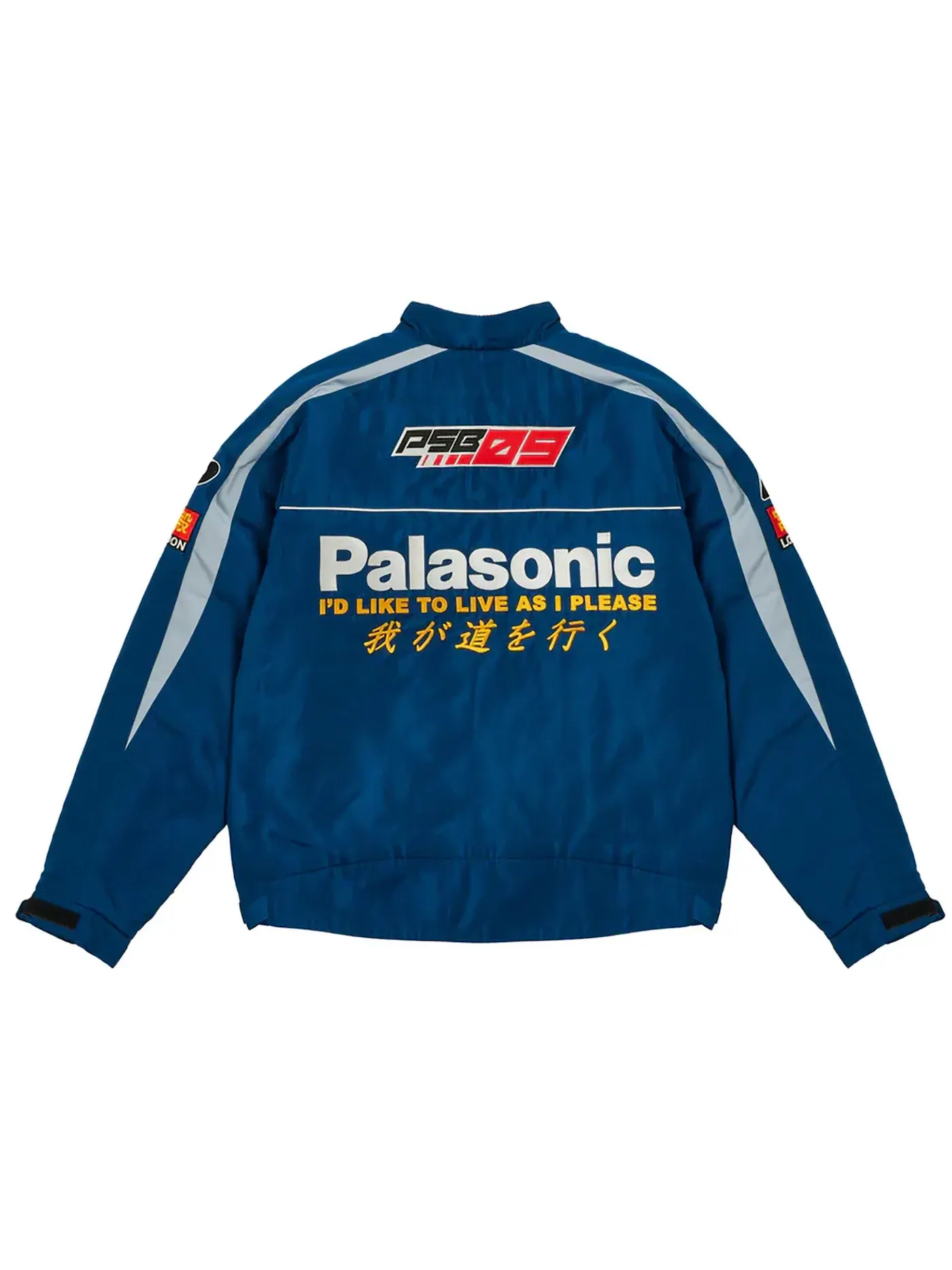 Мужская куртка Palace Faster Jacket Navy/White — изображение 3 из 3