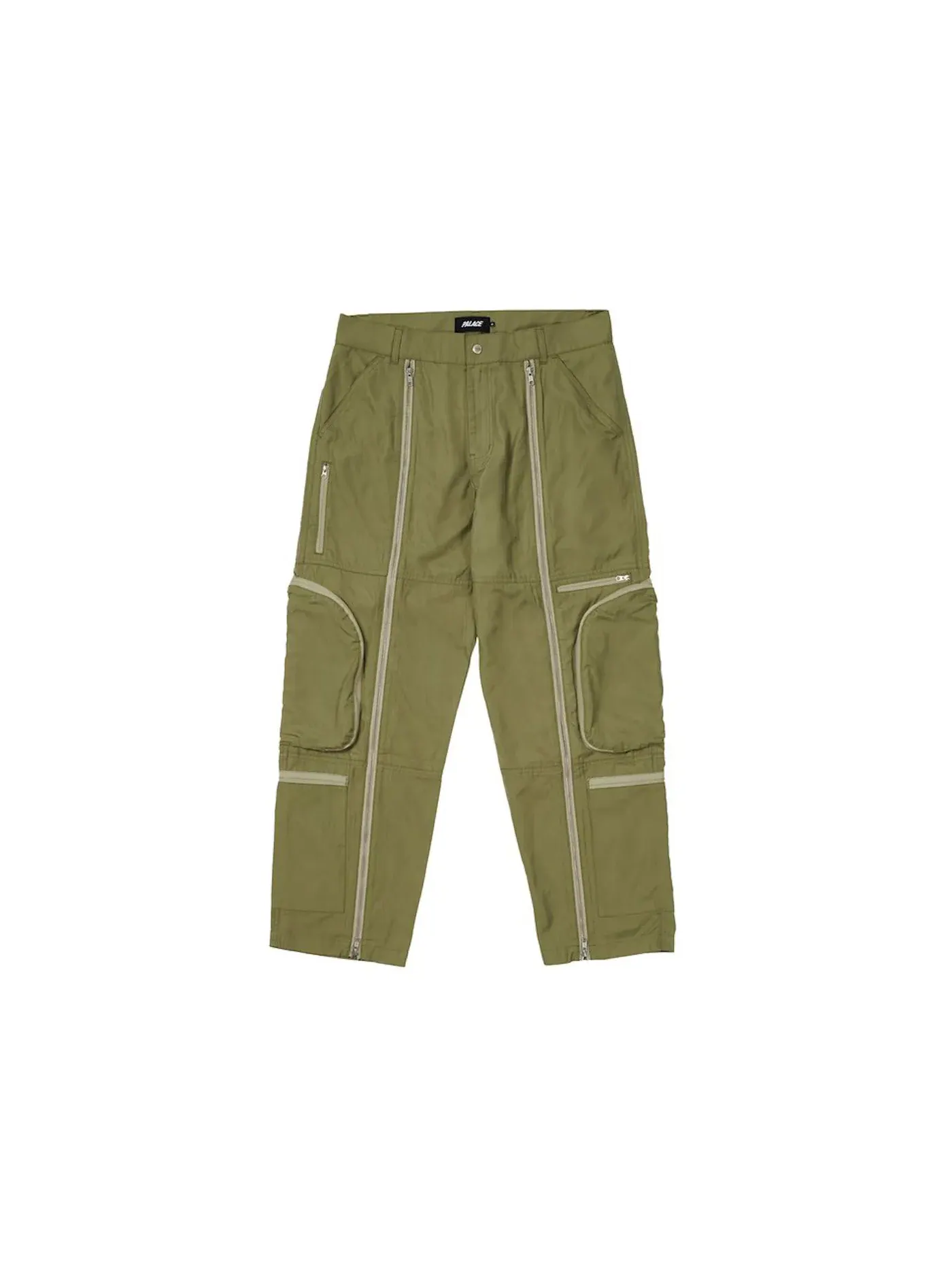 Мужские штаны Palace FL-Aight Pant — изображение 1 из 2, оливковый