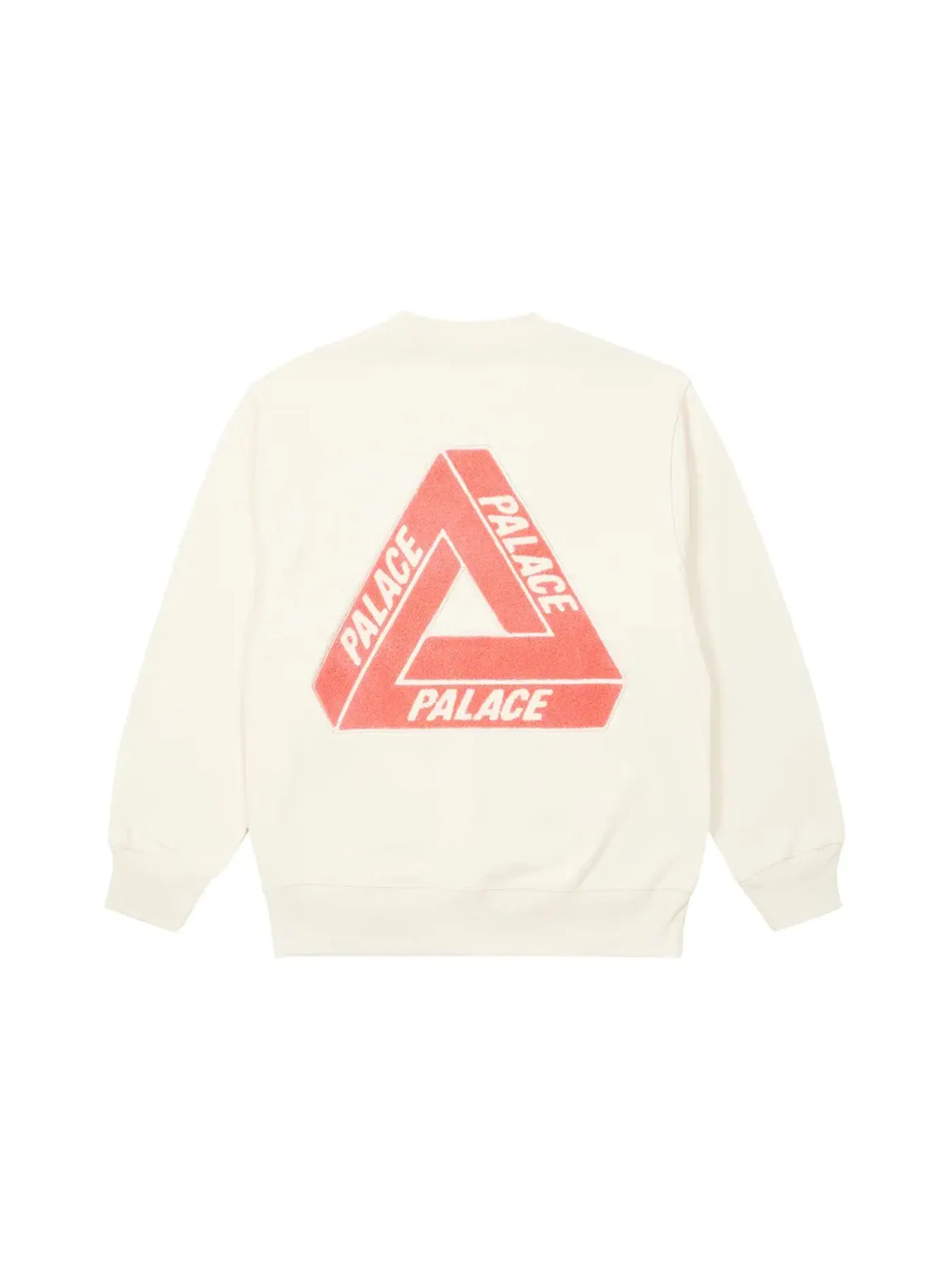Мужской свитшот с принтом Palace Crew — изображение 1 из 2, белый