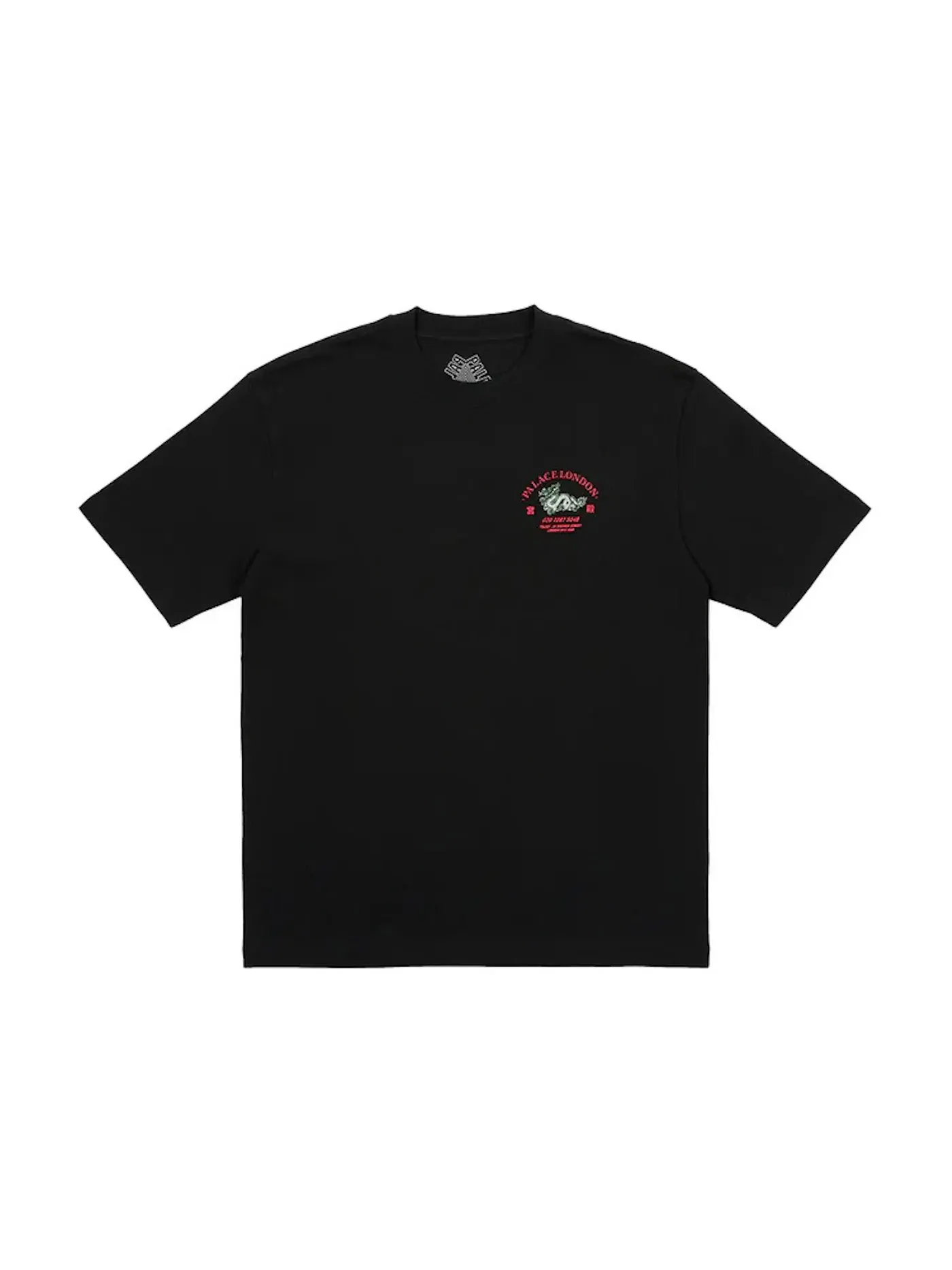 Мужская футболка с принтом Palace Fortunate T-Shirt Palace — изображение 2 из 2, черный