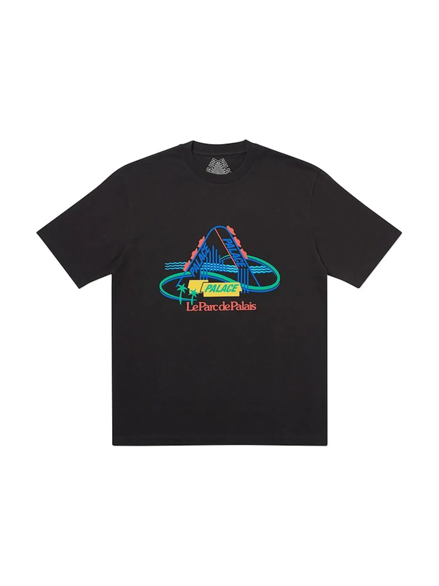 Мужская футболка с принтом Palace French Ones T-Shirt — изображение 1 из 1, черный