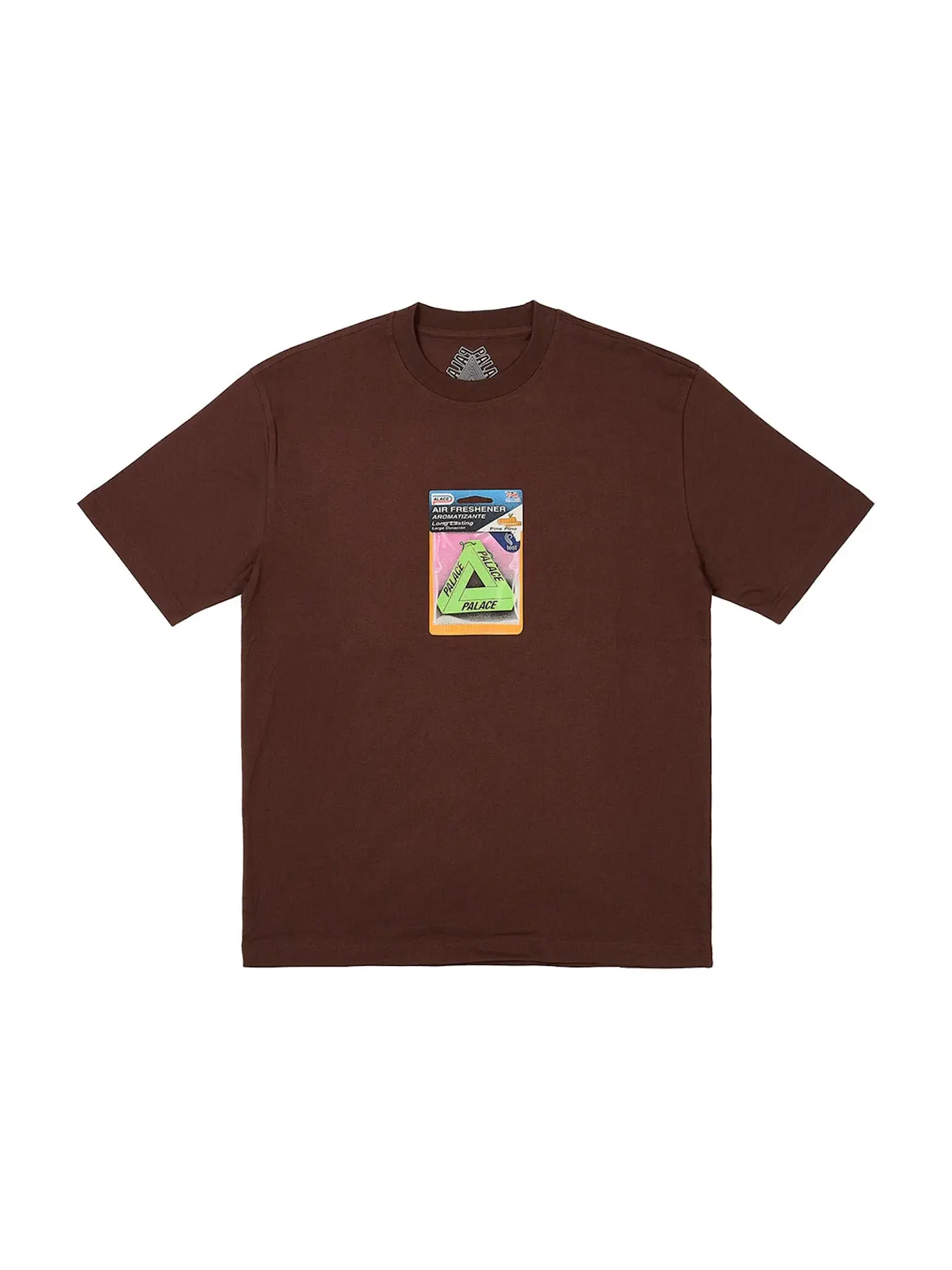 Мужская футболка с принтом Palace Fresh Air T-shirt — изображение 1 из 1, коричневый