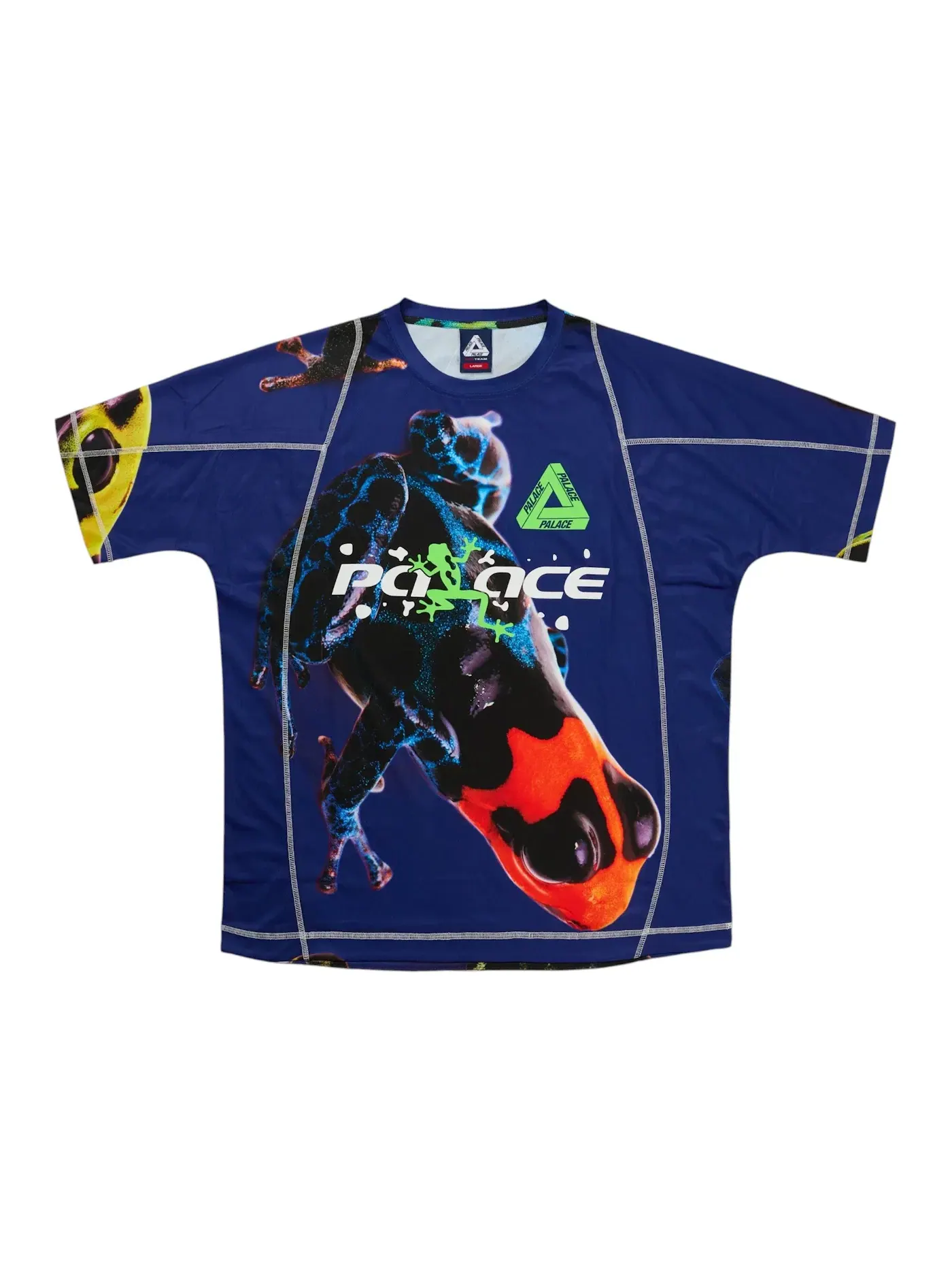 Мужская джерси с принтом Palace Frogger Tech Jersey — изображение 1 из 2, синий