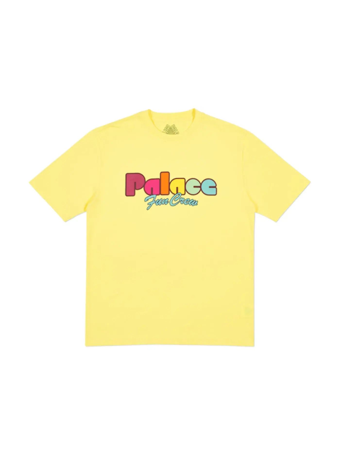 Мужская футболка с принтом Palace T-Shirt — изображение 1 из 1, светлый желтый