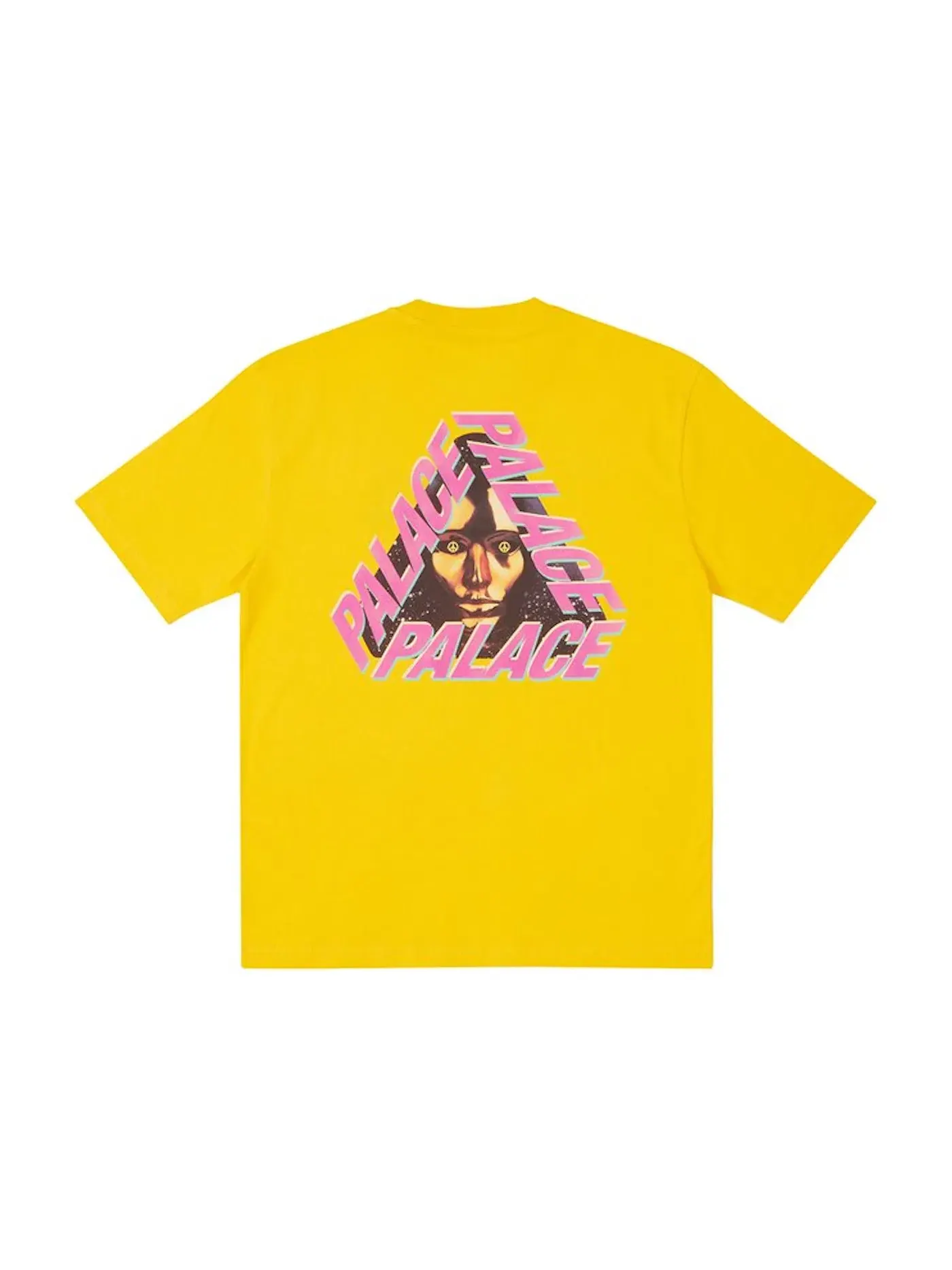 Мужская футболка с принтом Palace G-Face T-shirt — изображение 1 из 2, желтый