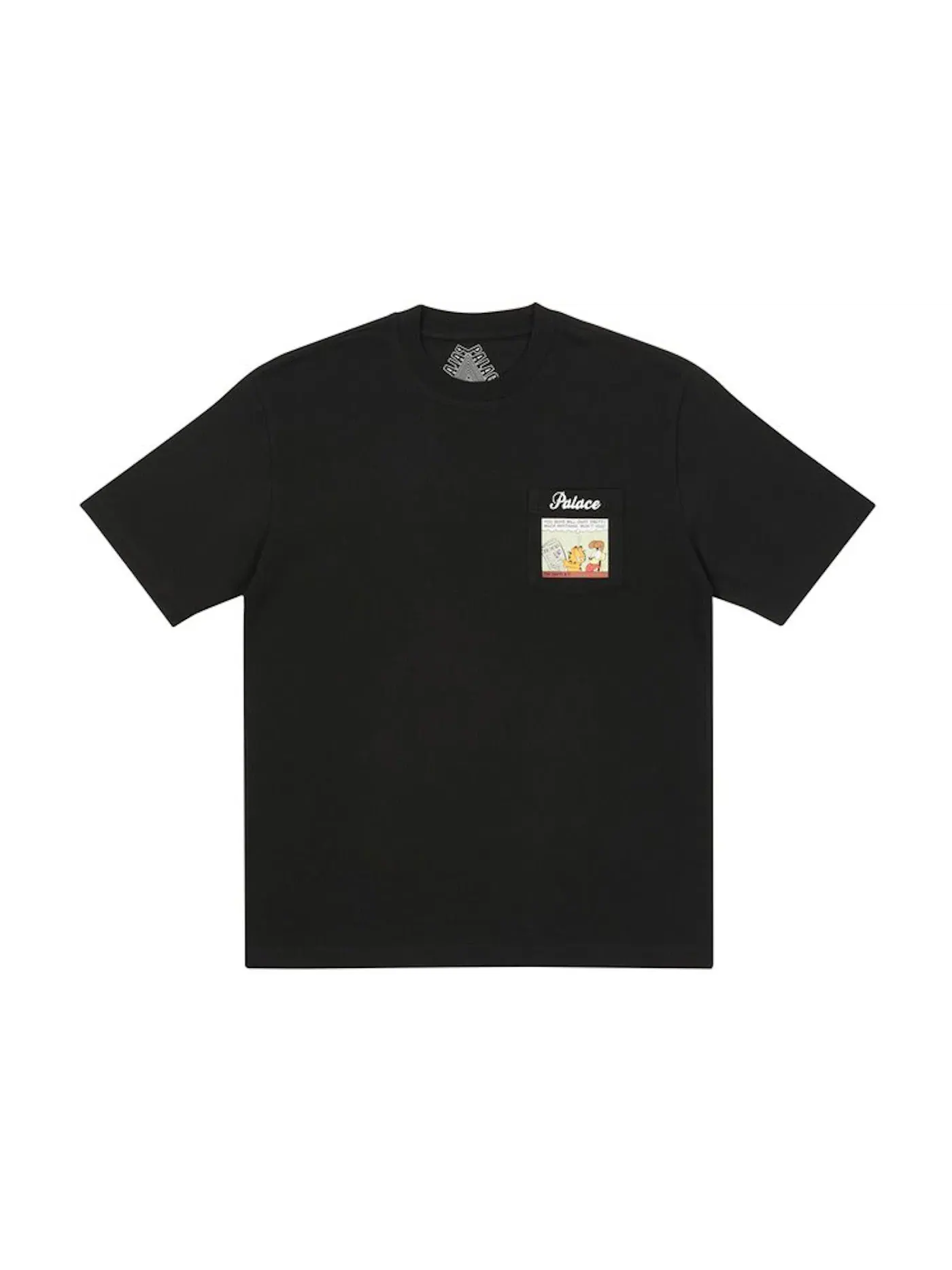 Мужская футболка с принтом Palace Garfield Pocket T-shirt — изображение 1 из 1, черный