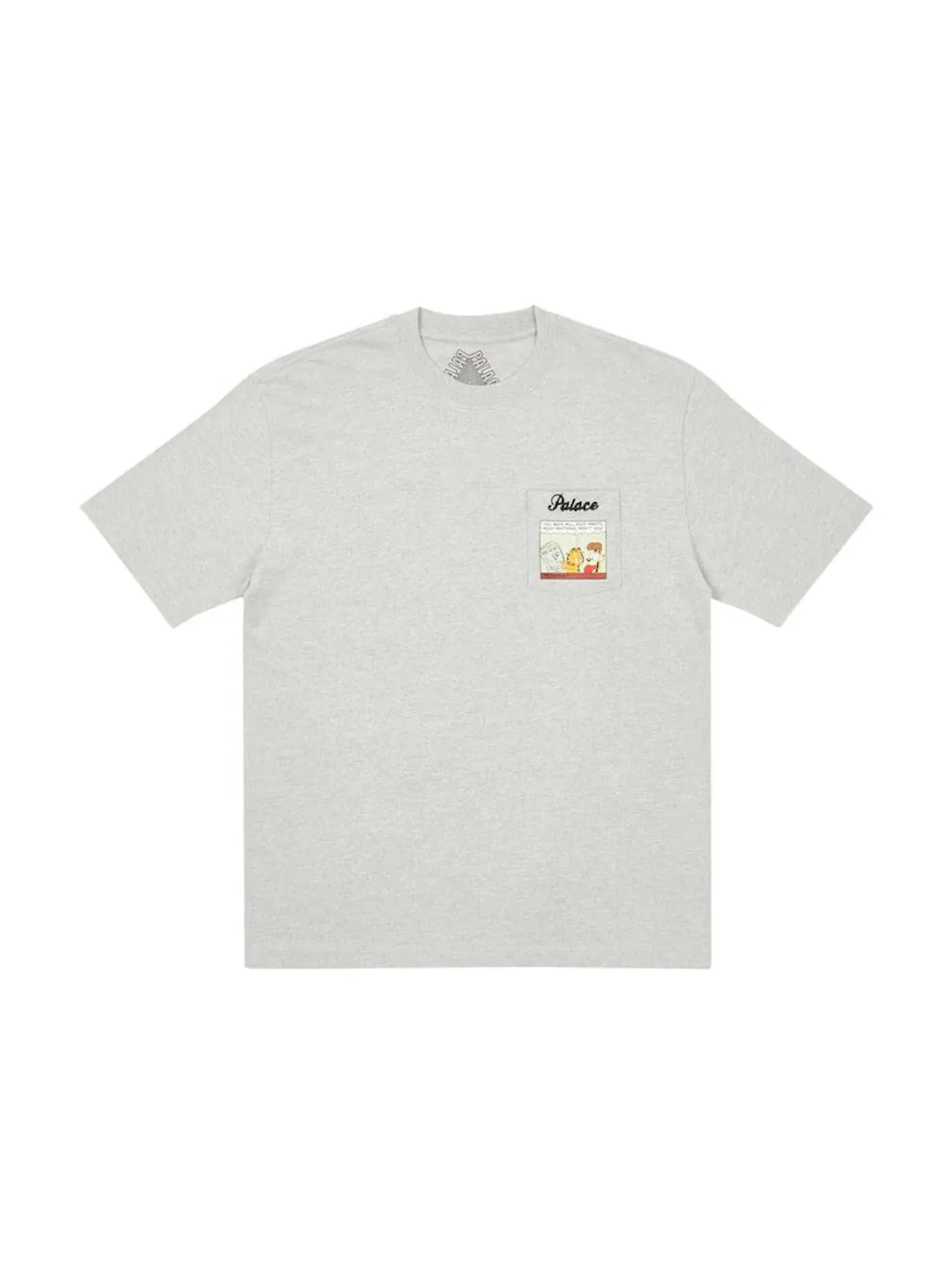 Мужская футболка с принтом Palace T-shirt — изображение 1 из 1, серый