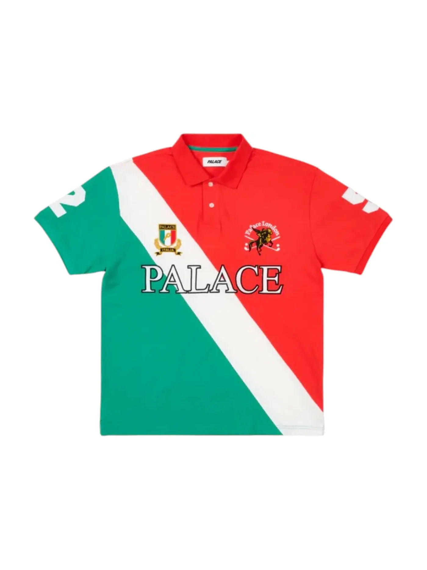 Мужское поло Palace Geezer Polo Red/Green — изображение 1 из 2