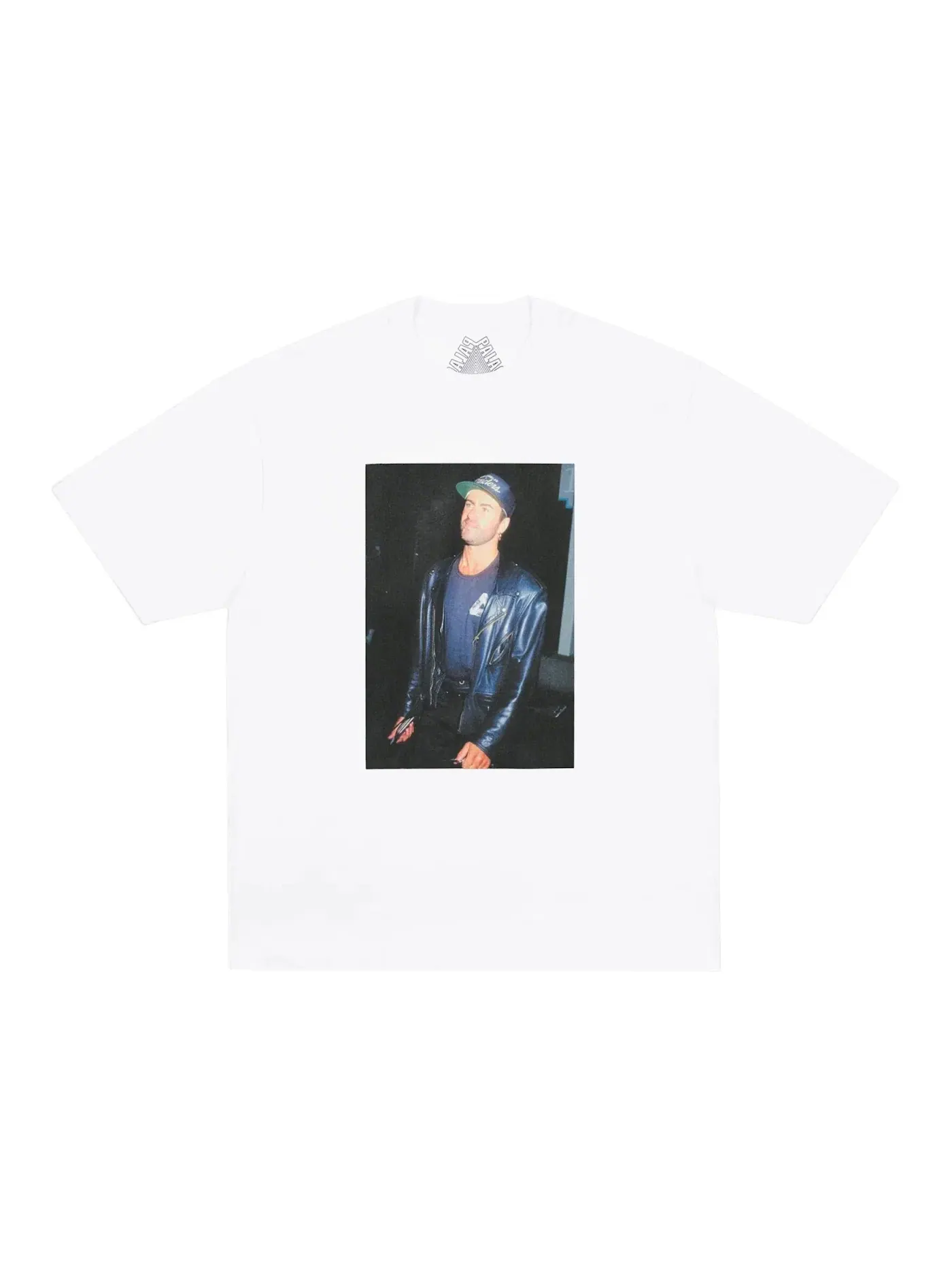 Мужская футболка с принтом Palace George Michael T-shirt — изображение 1 из 1, белый