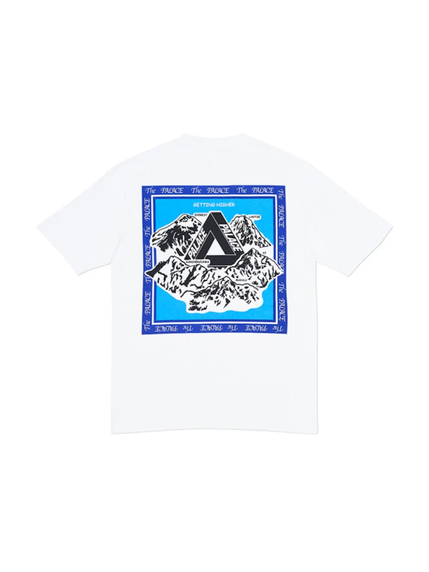 Мужская футболка с принтом Palace Getting Higher — изображение 2 из 2, белый