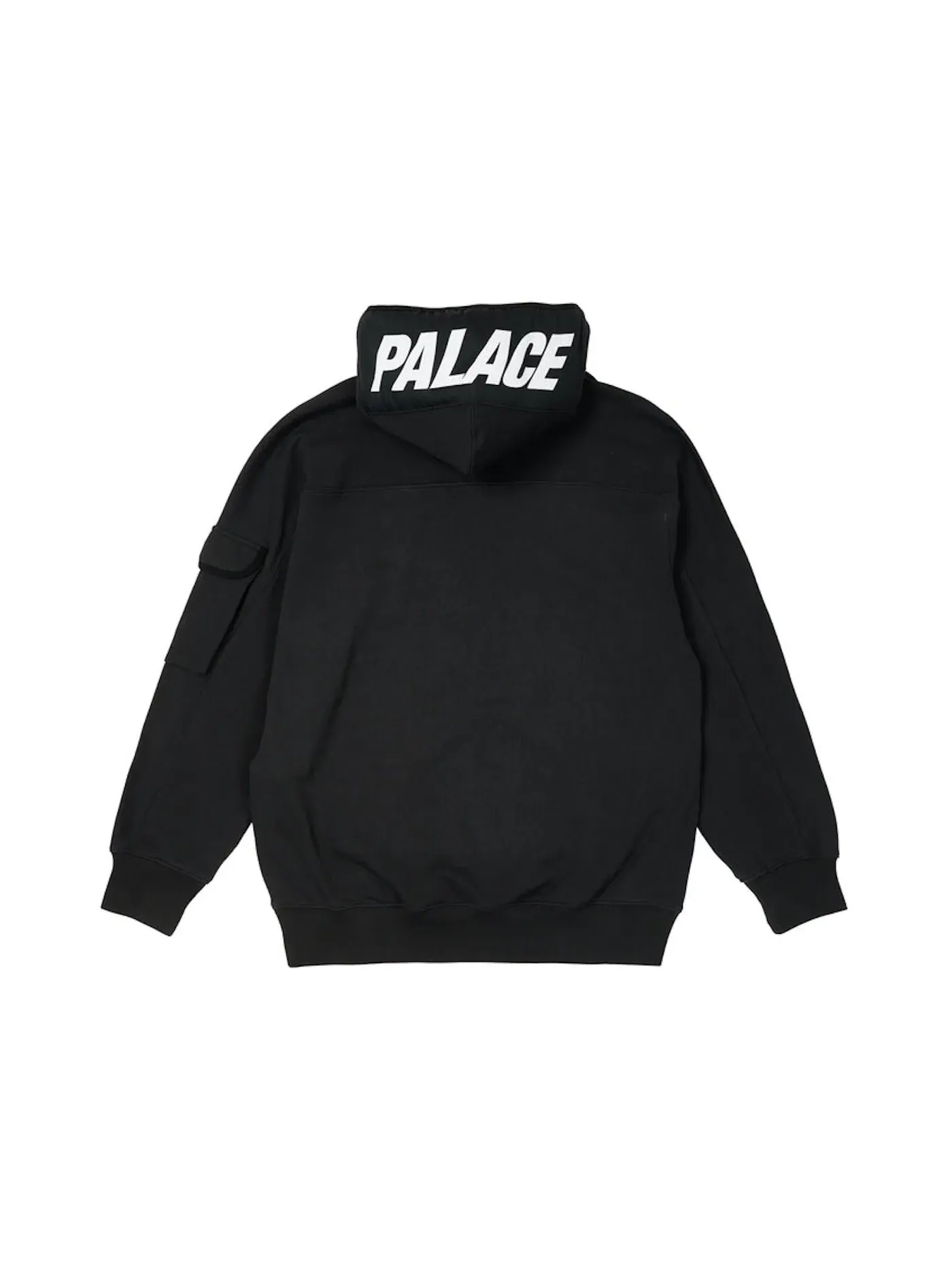 Мужской худи с принтом Palace Hood — изображение 2 из 2, черный