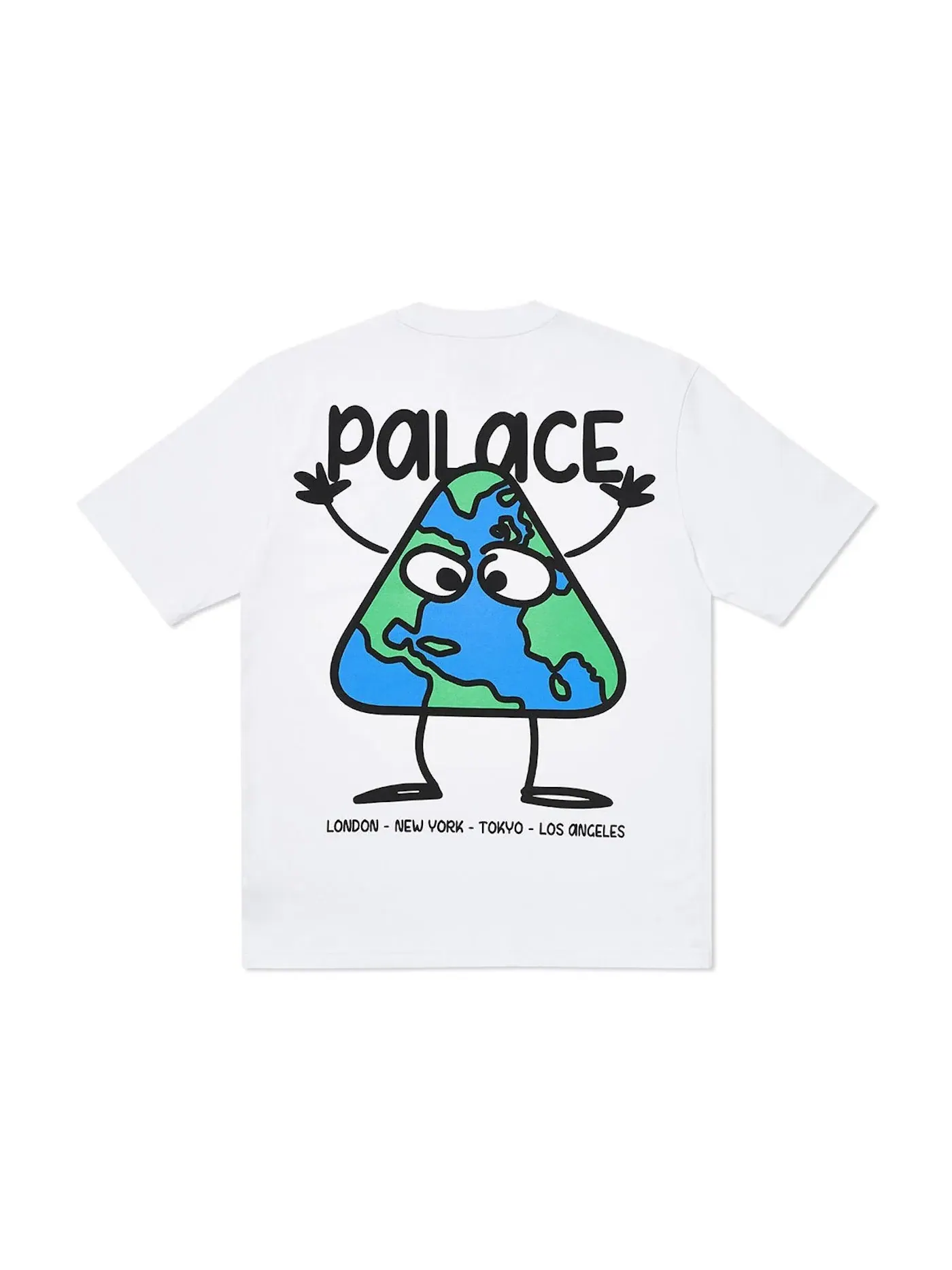 Мужская футболка с принтом Palace T-Shirt — изображение 2 из 2, белый