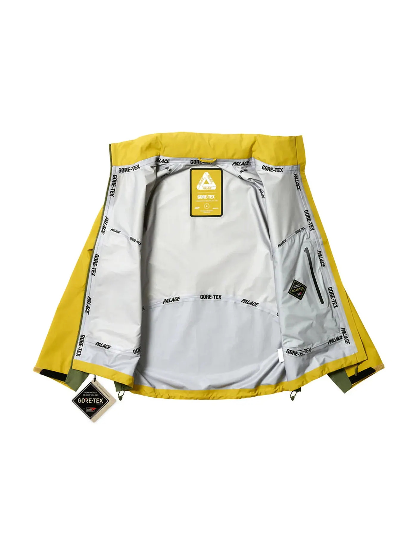 Мужская куртка без утеплителя Palace GORE-TEX 3L M-Tek Jacket — изображение 3 из 3, желтый