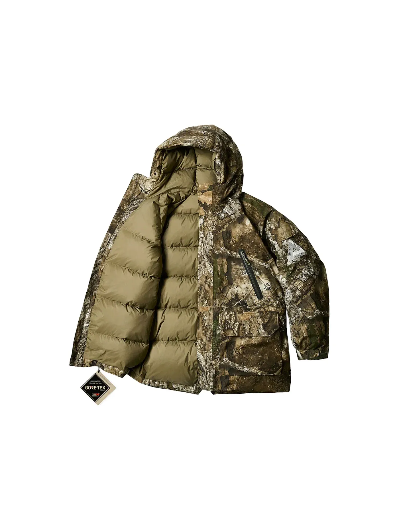 Мужская куртка-парка с принтом Palace Gore-Tex Cargo Down Parka (FW24) Realtree APX, Realtree Apx — изображение 2 из 3