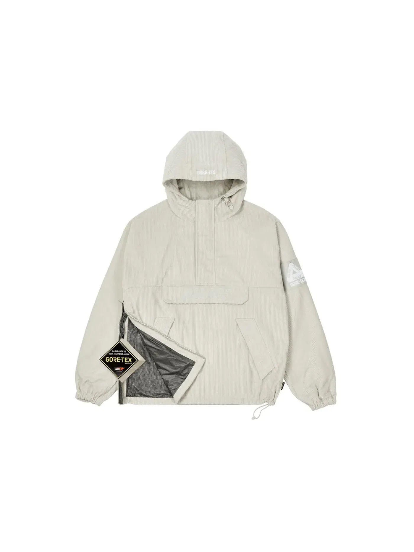 Мужская куртка с длинным рукавом Palace Gore-Tex Corduroy Jacket — изображение 1 из 3, серый