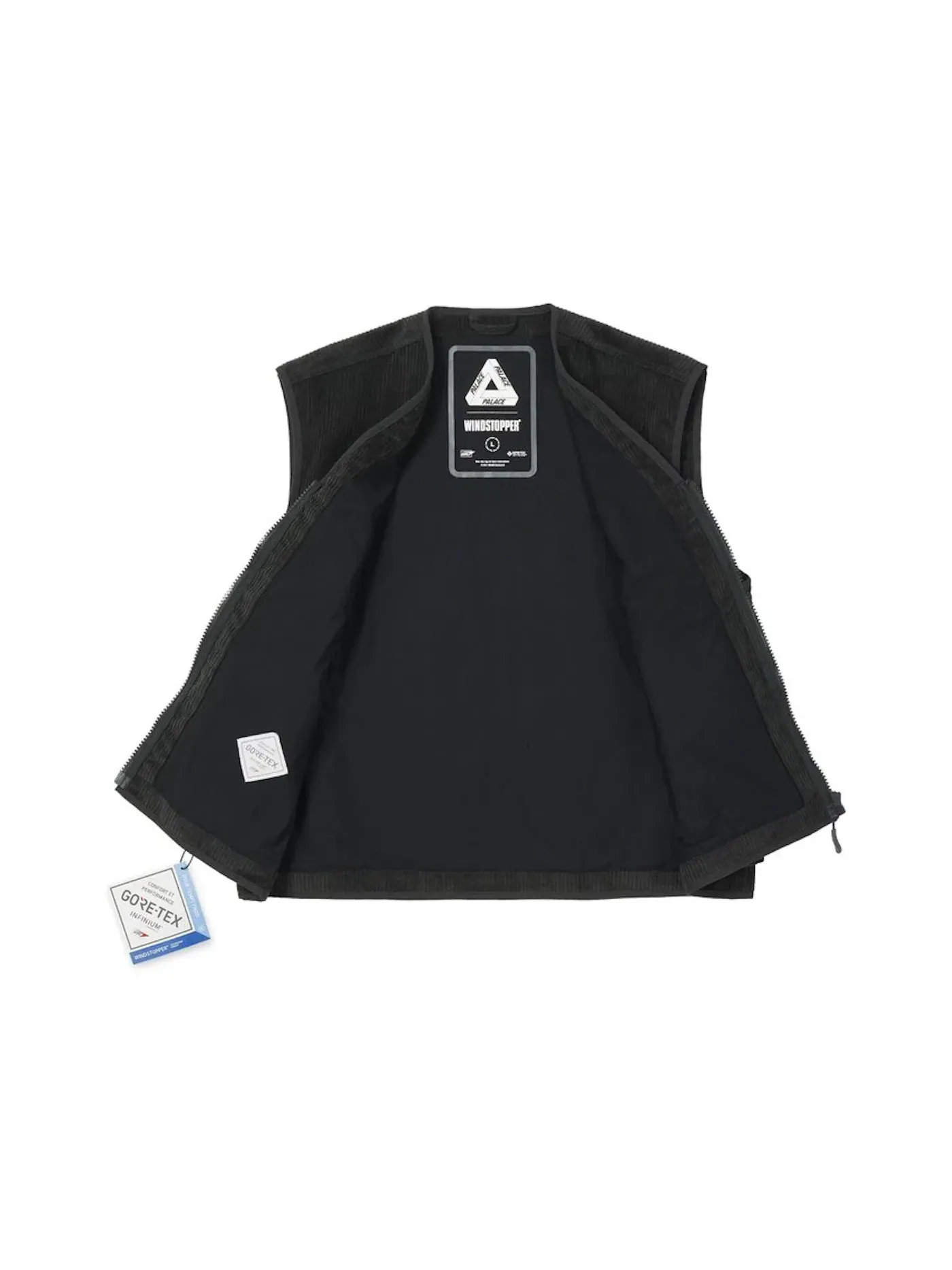 Мужской жилет с принтом Palace Vest — изображение 2 из 3, черный