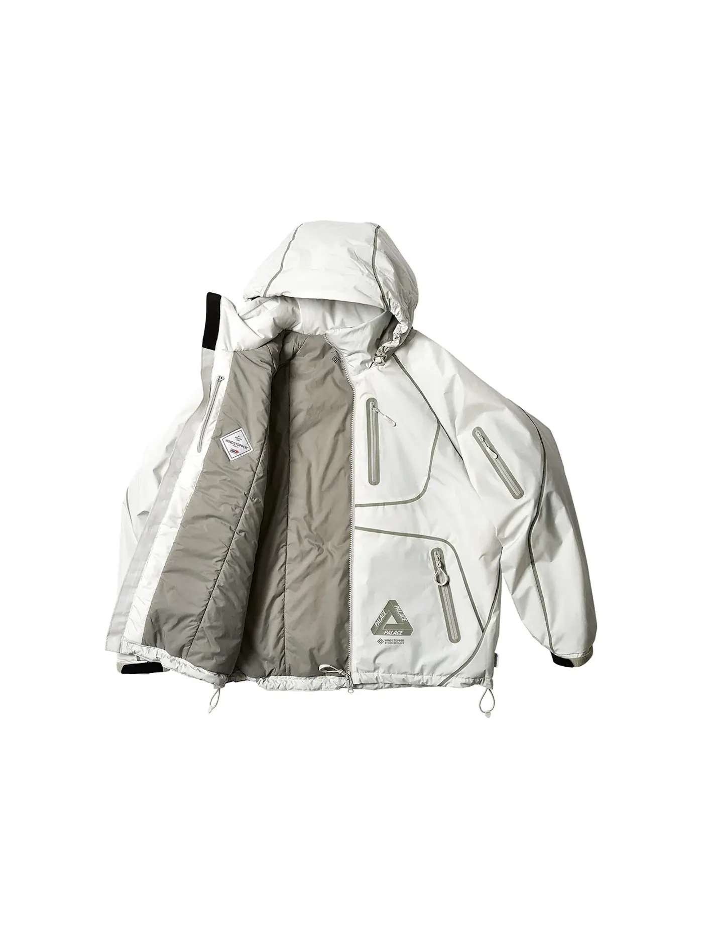 Мужская куртка с мембраной Gore-Tex Infinium Palace — изображение 2 из 3, серый