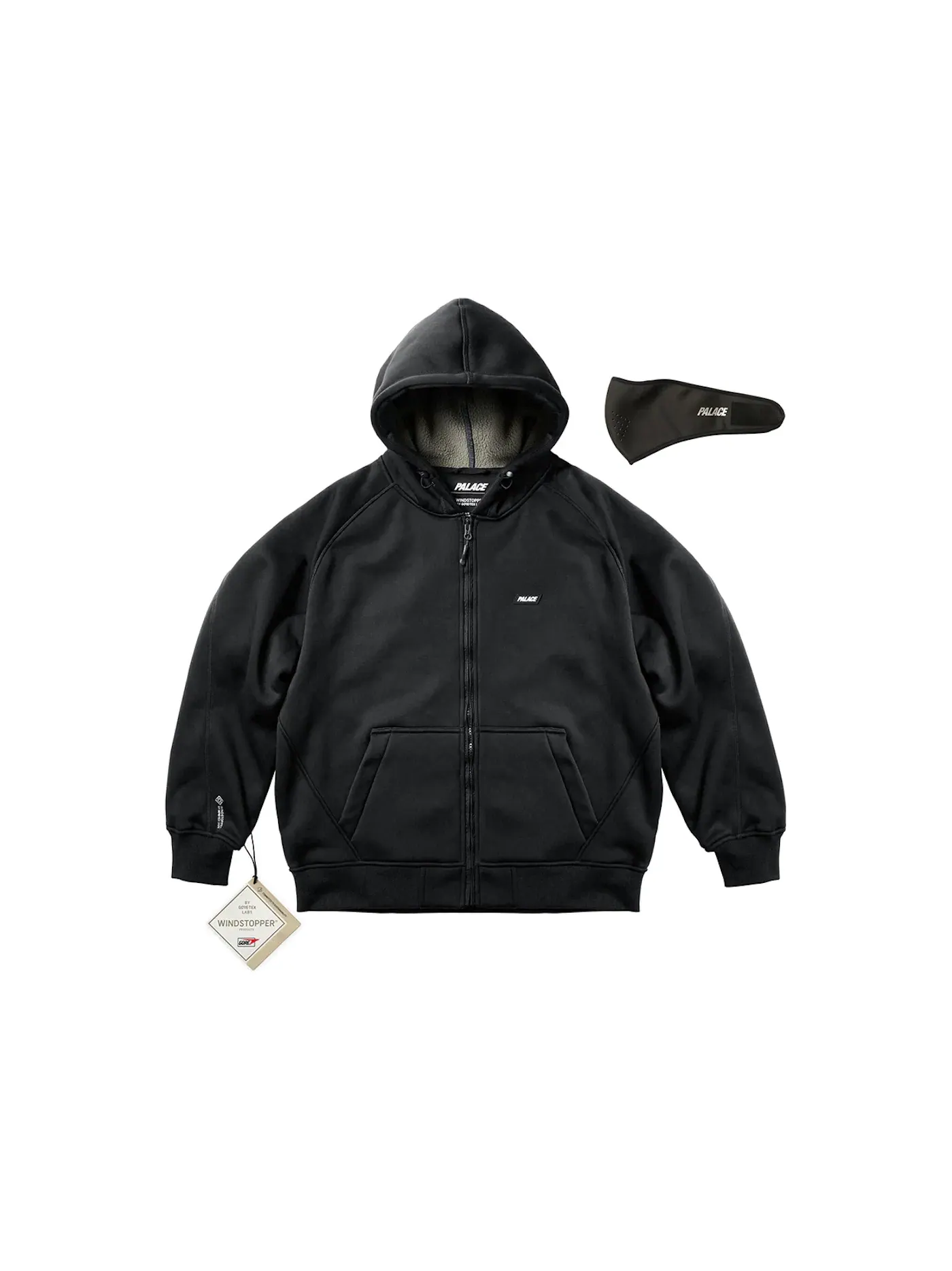 Мужская куртка с ветрозащитой Palace Gore-Tex Windstopper Bonded Jacket — изображение 1 из 3, черный