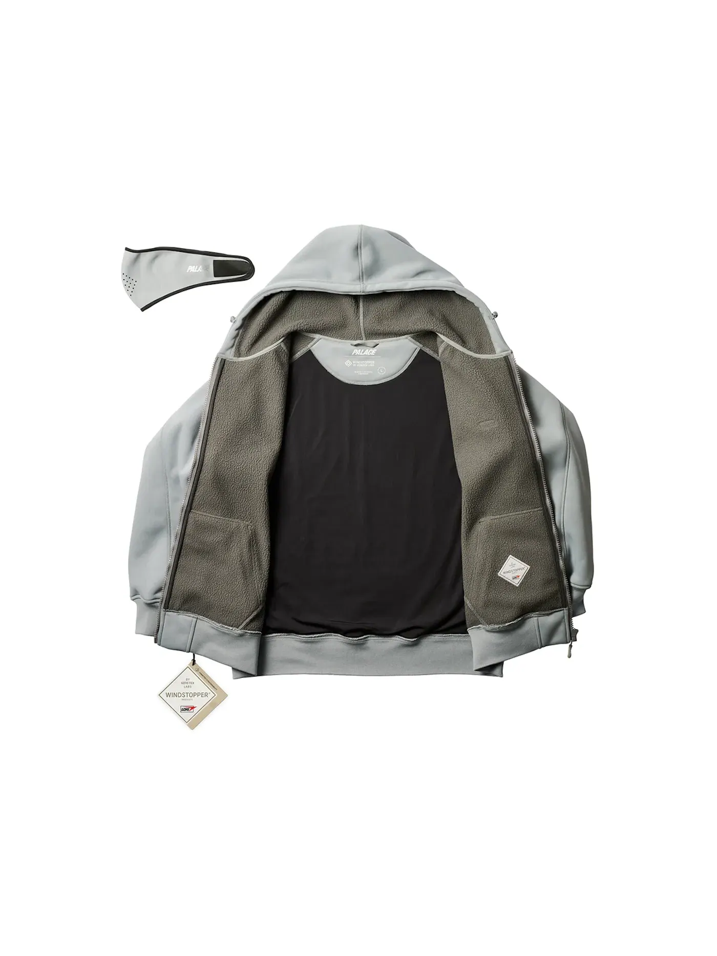Мужская куртка с технологией Gore-Tex Windstopper Palace Jacket — изображение 2 из 3, серый