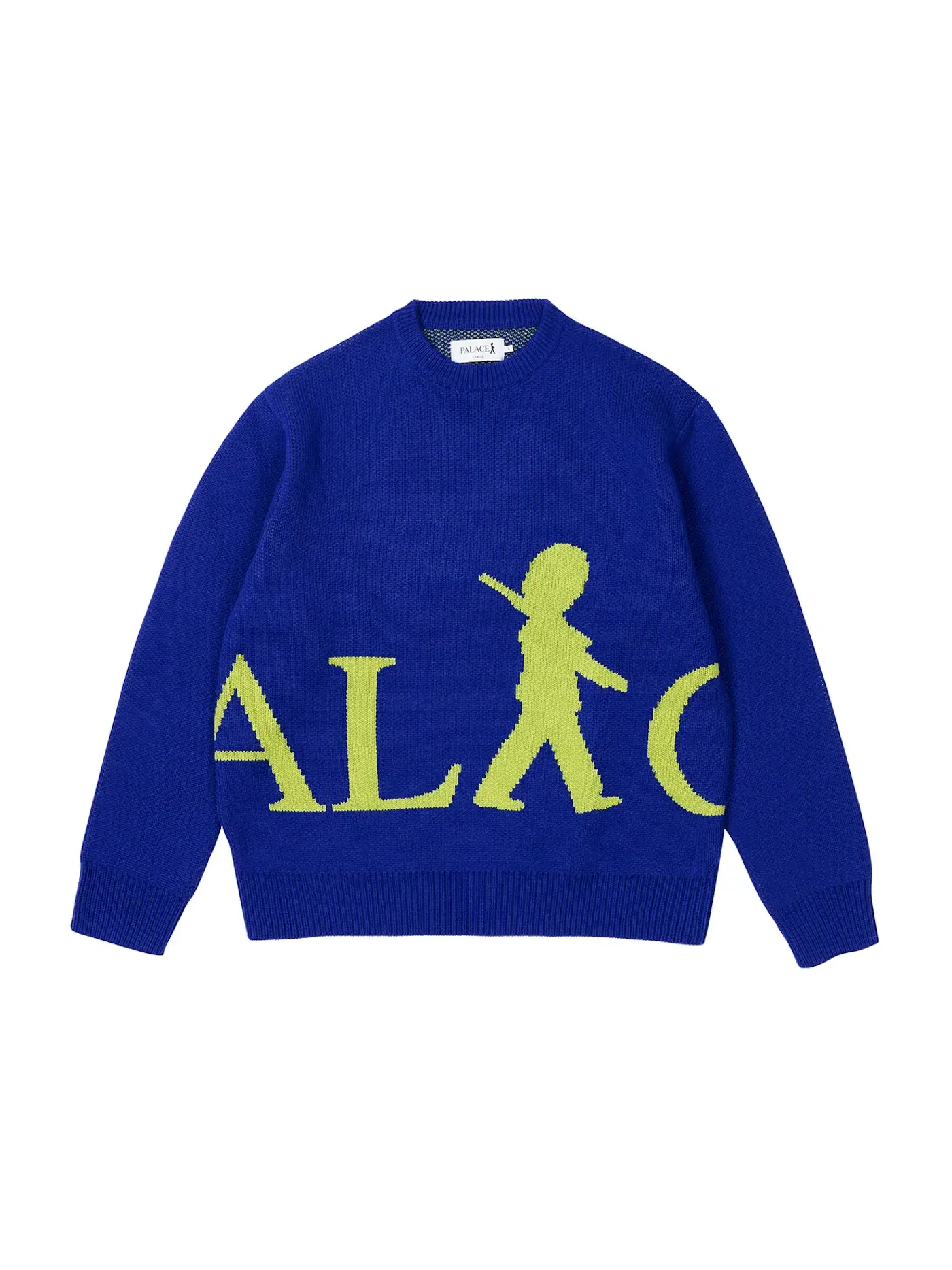 Мужской свитер с воротником Palace Guard Knit Palace — изображение 1 из 2, синий