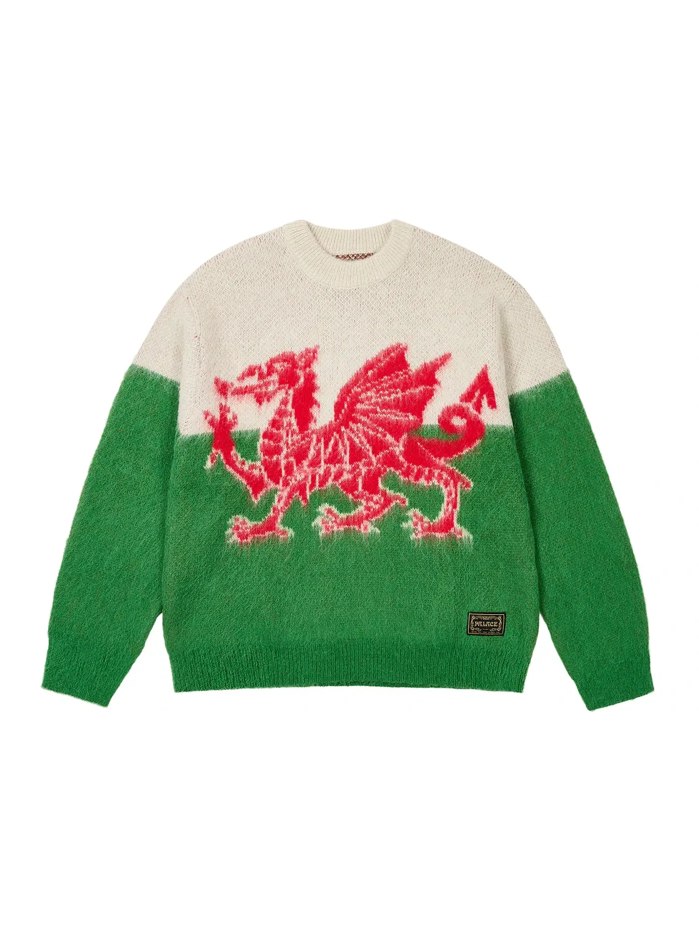 Мужской свитер с принтом Palace Hairy Flag Knit, Wales — изображение 1 из 2