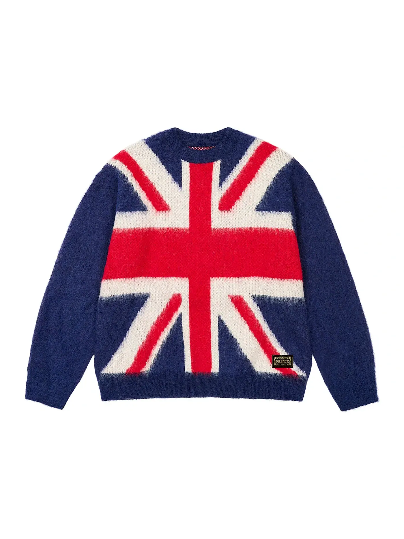 Мужской свитер с принтом Palace Hairy Flag Knit, UK — изображение 1 из 2