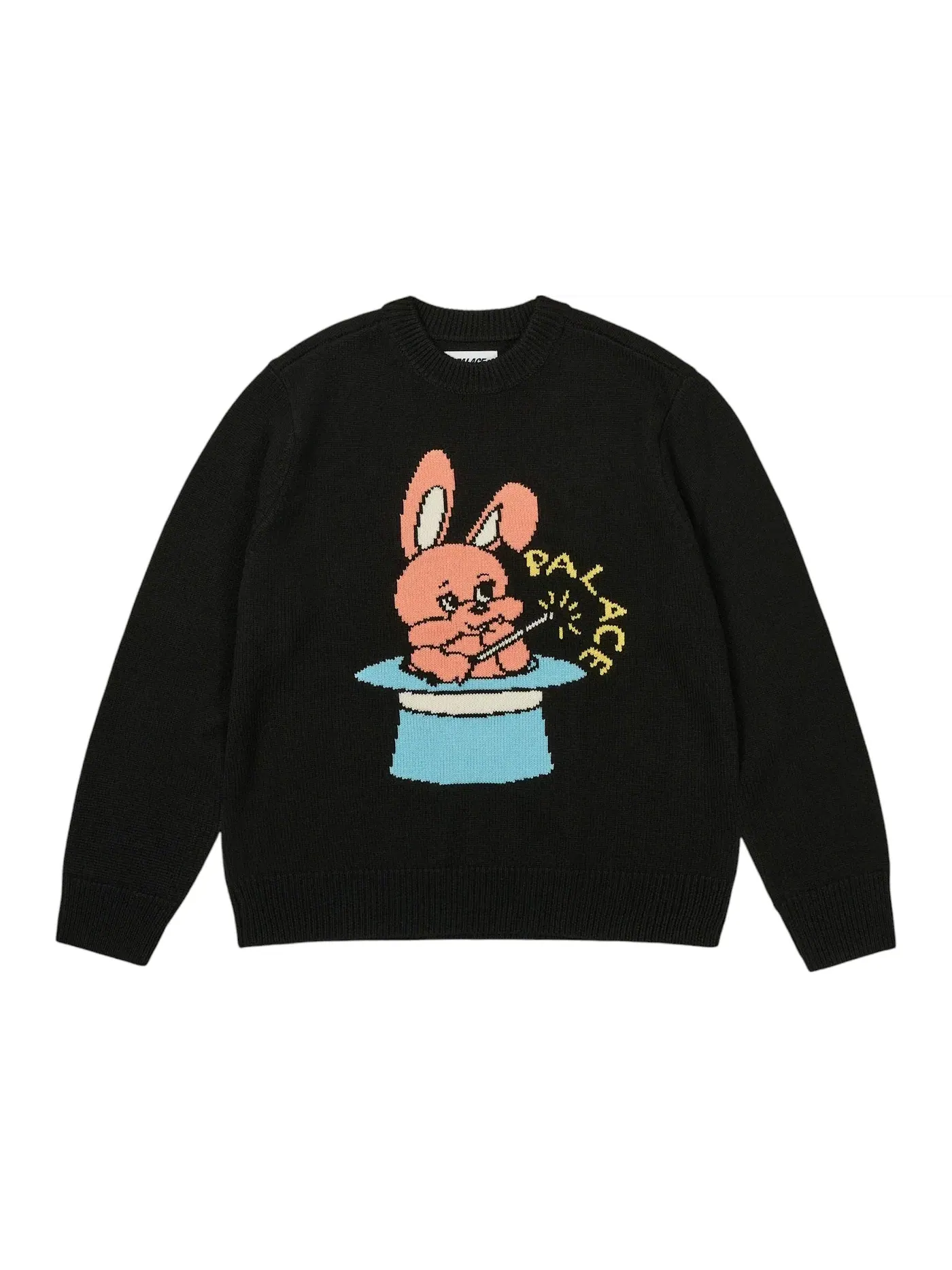 Мужской свитер с принтом Palace Knit — изображение 1 из 2, черный