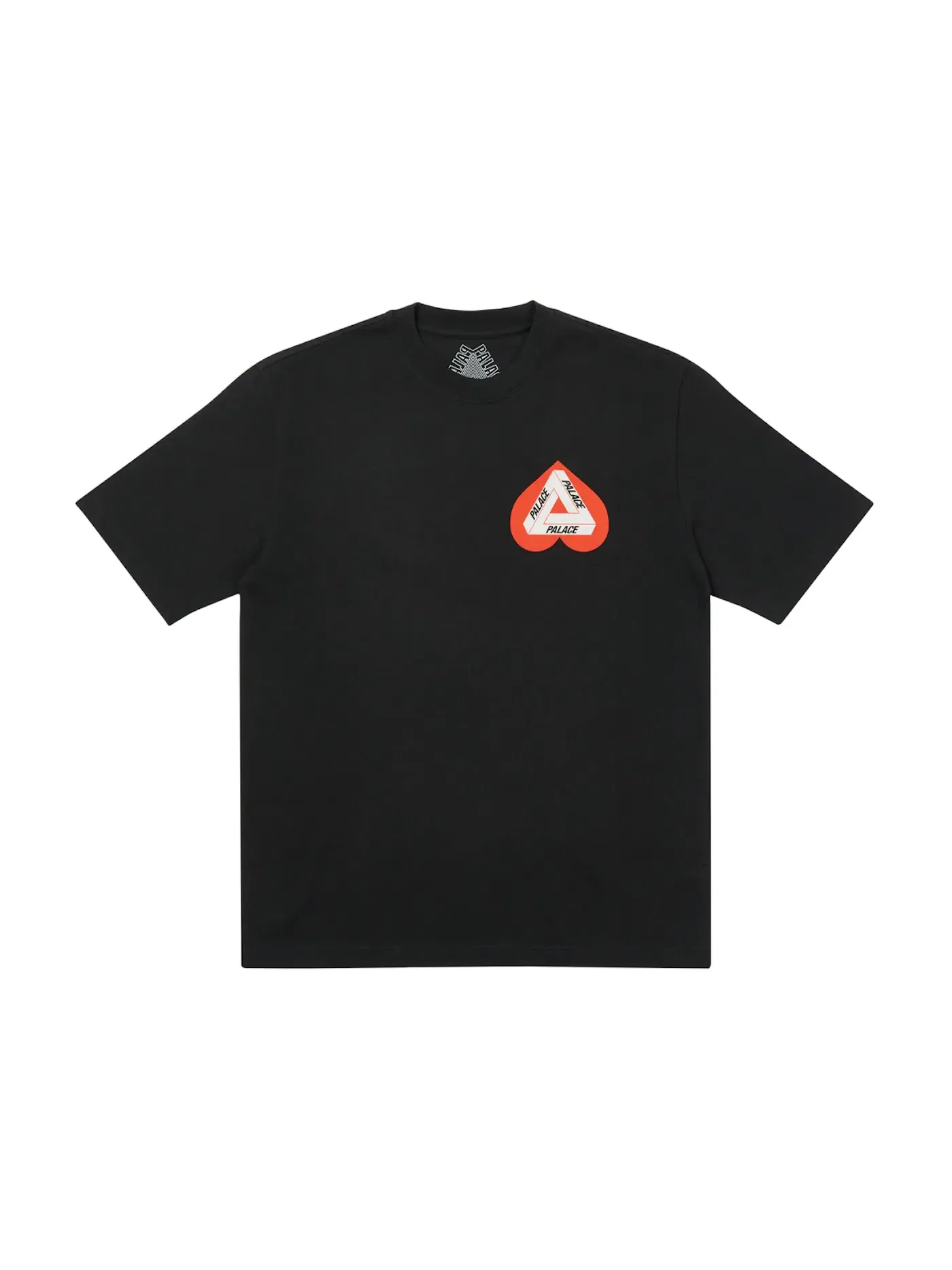Мужская футболка с принтом Palace Hearty T-shirt — изображение 1 из 2, черный
