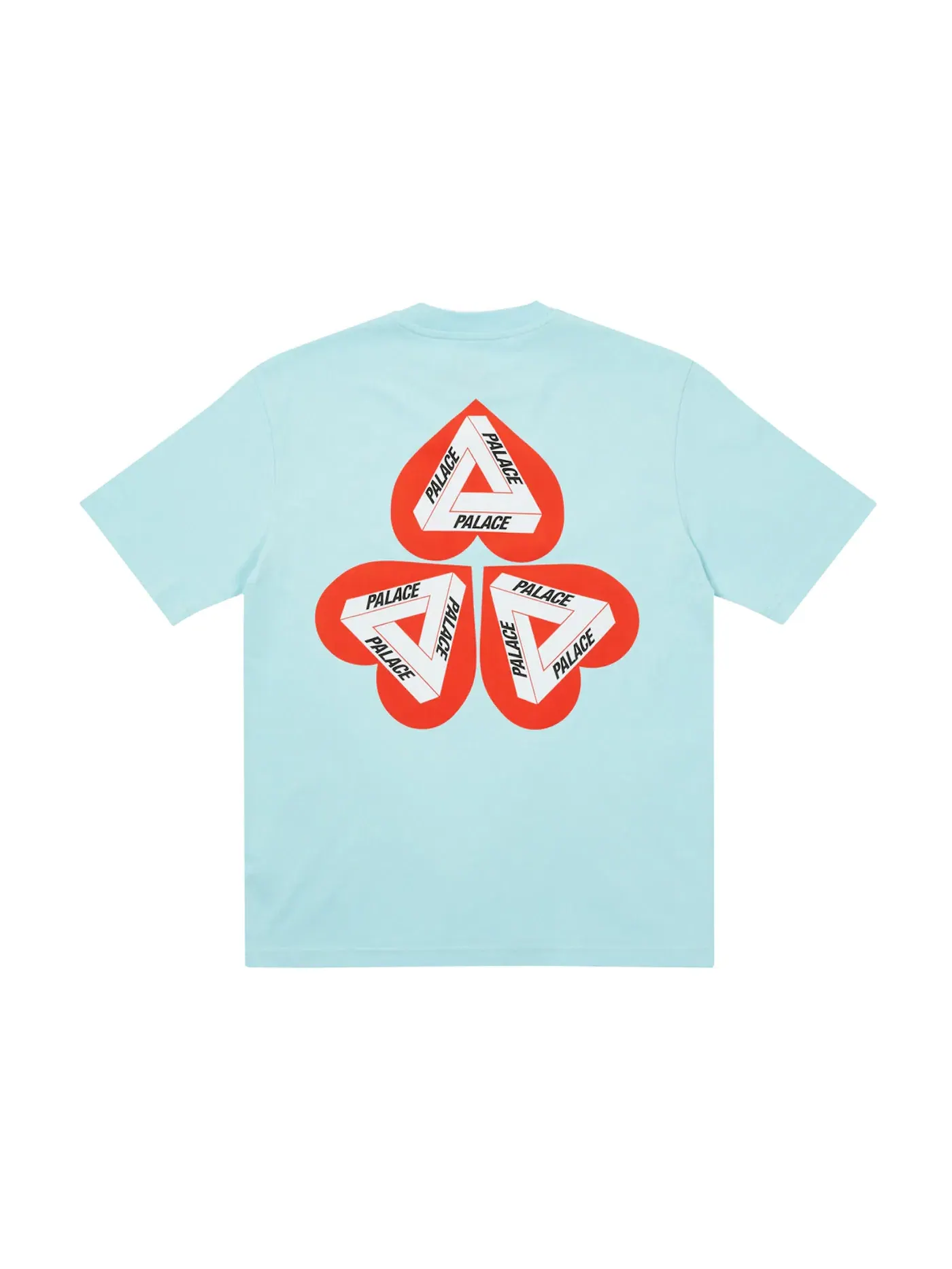 Мужская футболка с принтом Palace T-shirt — изображение 2 из 2, синий