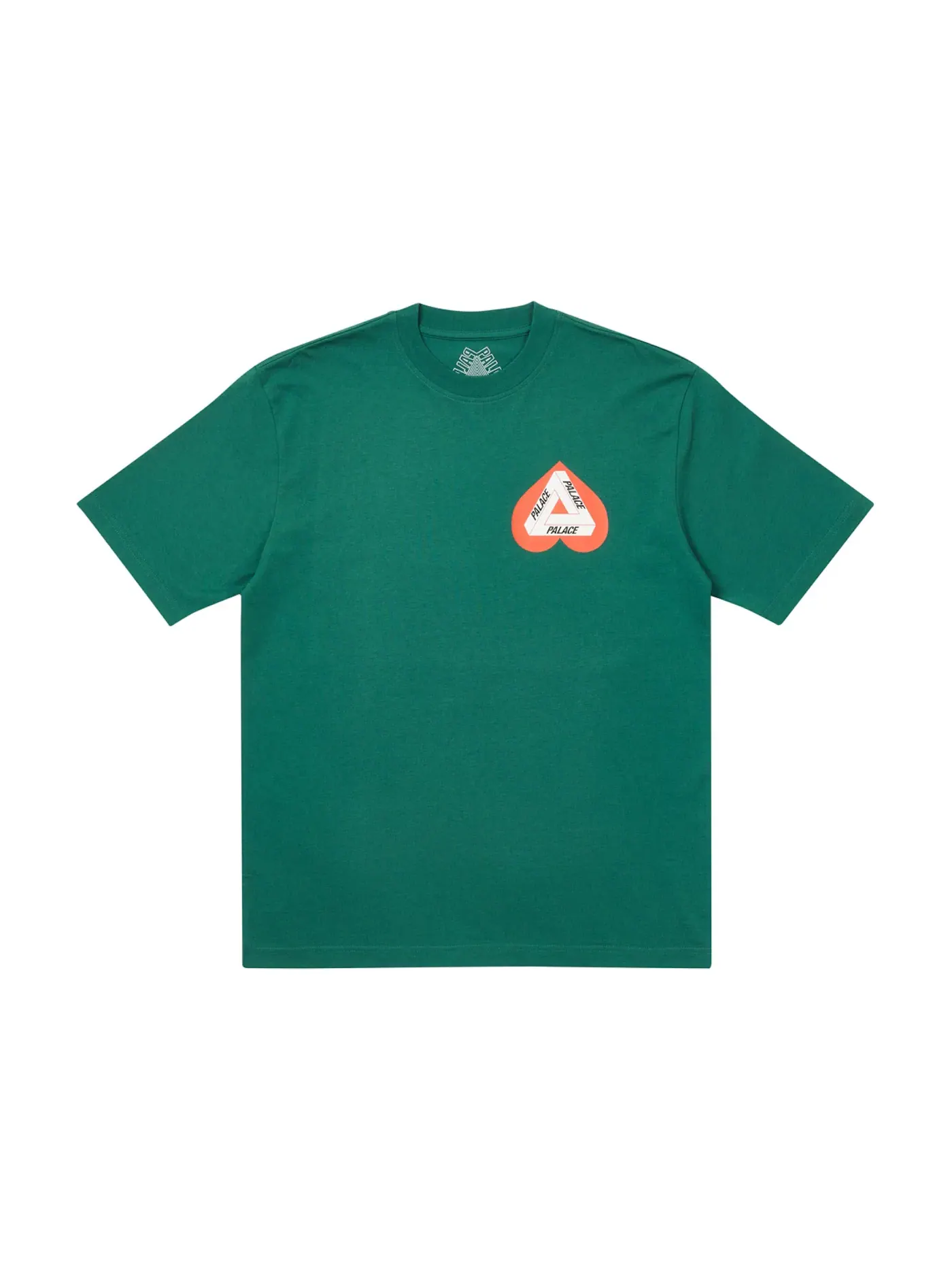 Мужская футболка с принтом Palace Hearty T-shirt — изображение 1 из 2, зеленый