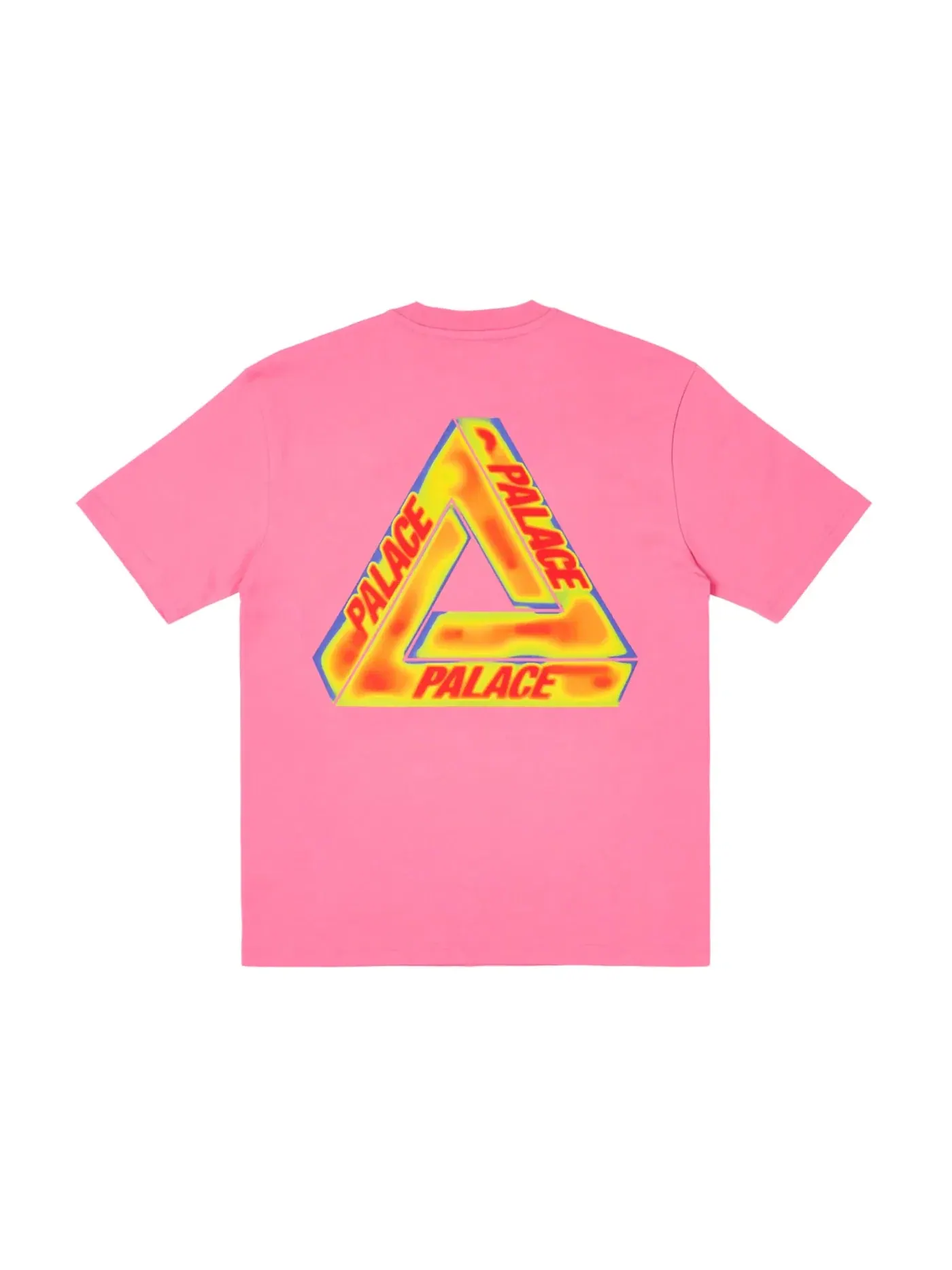 Мужская футболка с принтом Palace T-shirt — изображение 1 из 2, розовый
