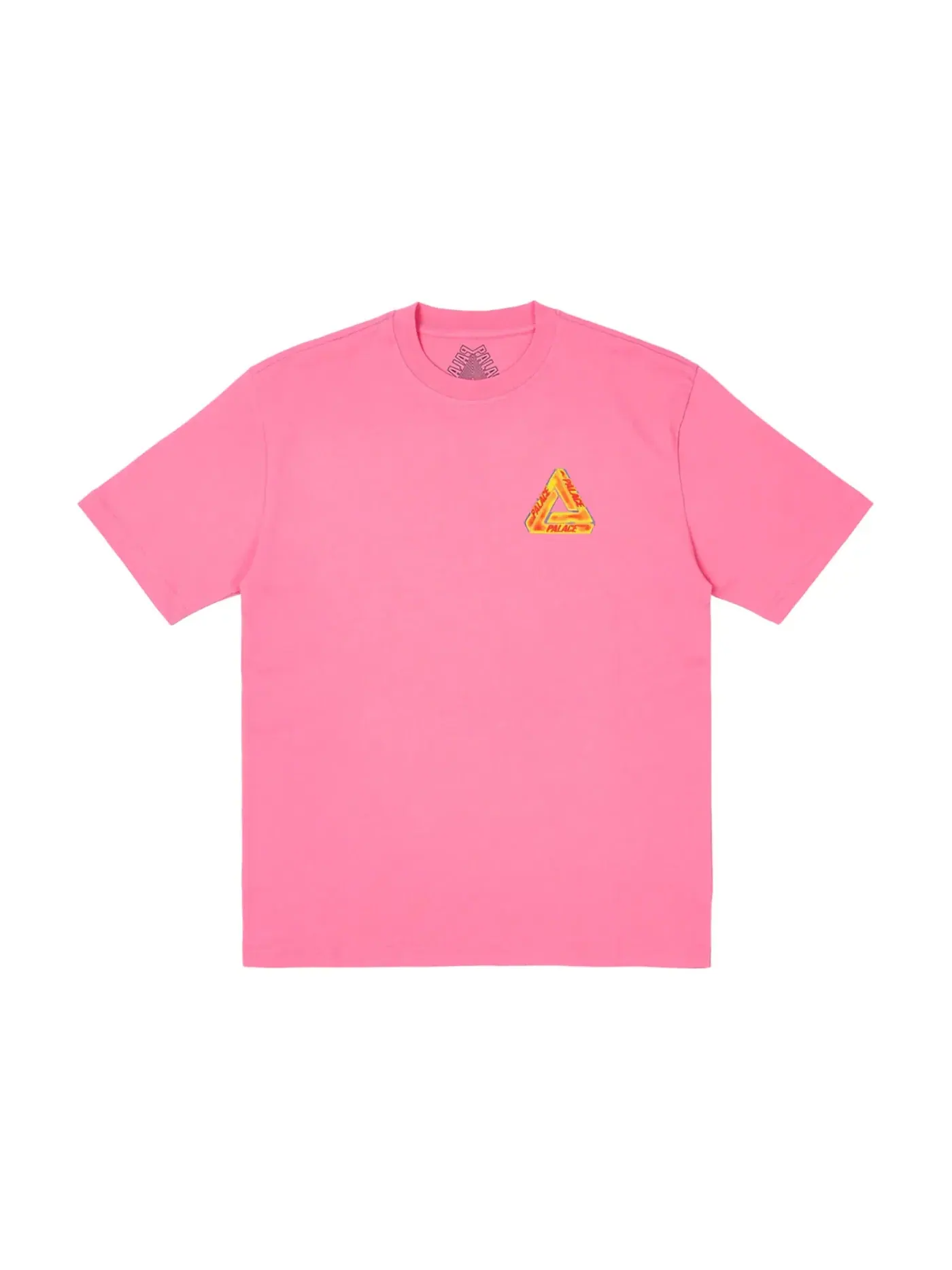 Мужская футболка с принтом Palace T-shirt — изображение 2 из 2, розовый