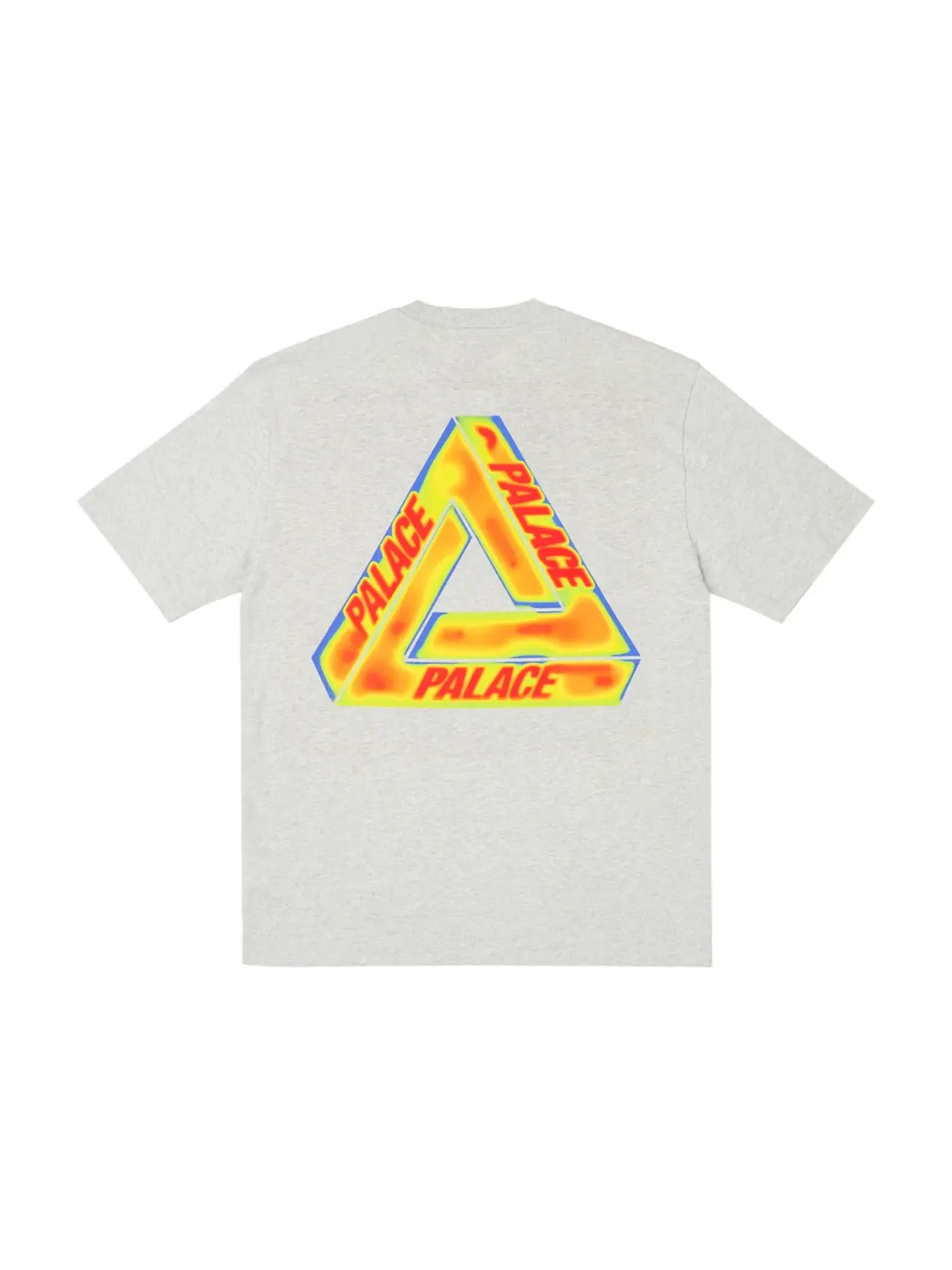 Мужская футболка с принтом Palace T-shirt — изображение 1 из 2, серый