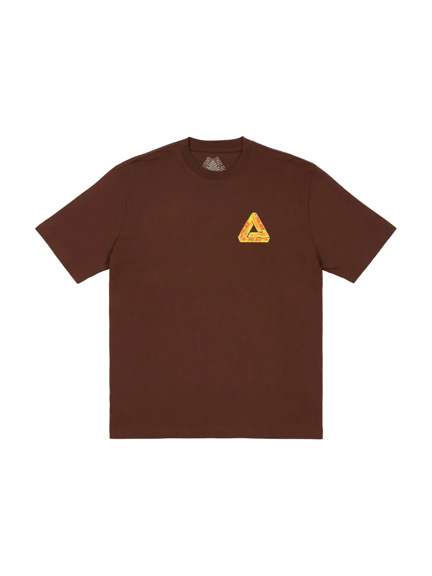Мужская футболка с принтом Palace T-shirt — изображение 2 из 2, коричневый