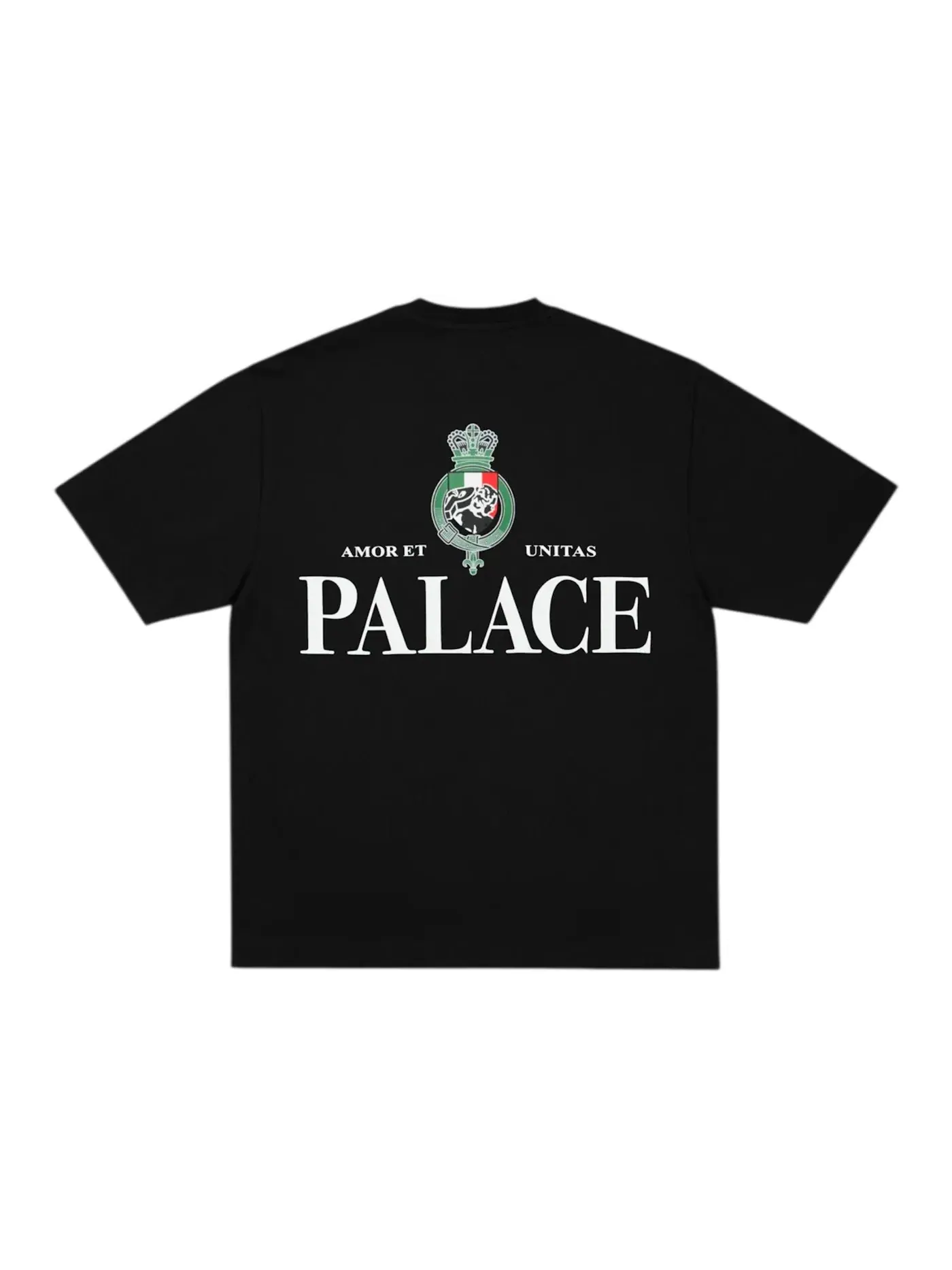 Мужская футболка с принтом Palace Heavy Crest T-Shirt — изображение 1 из 2, черный