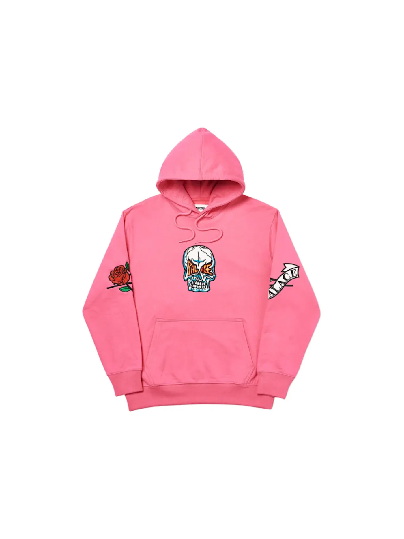 Мужская худи с принтом Palace Hesh Mit Fresh Hood — изображение 1 из 2, розовый