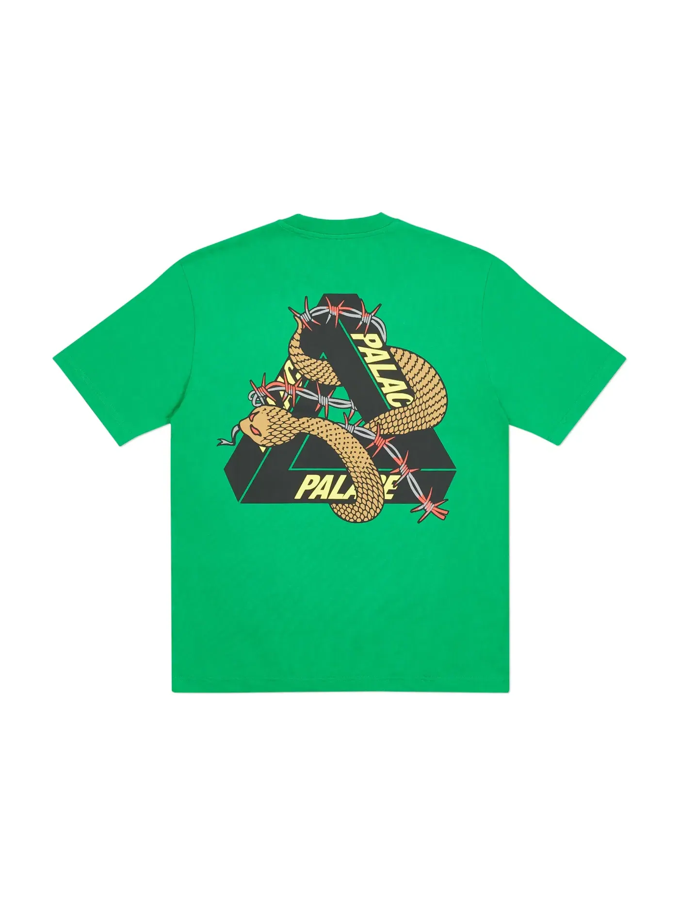 Мужская футболка с принтом Palace Hesh Mit Fresh T-Shirt — изображение 1 из 2, зеленый