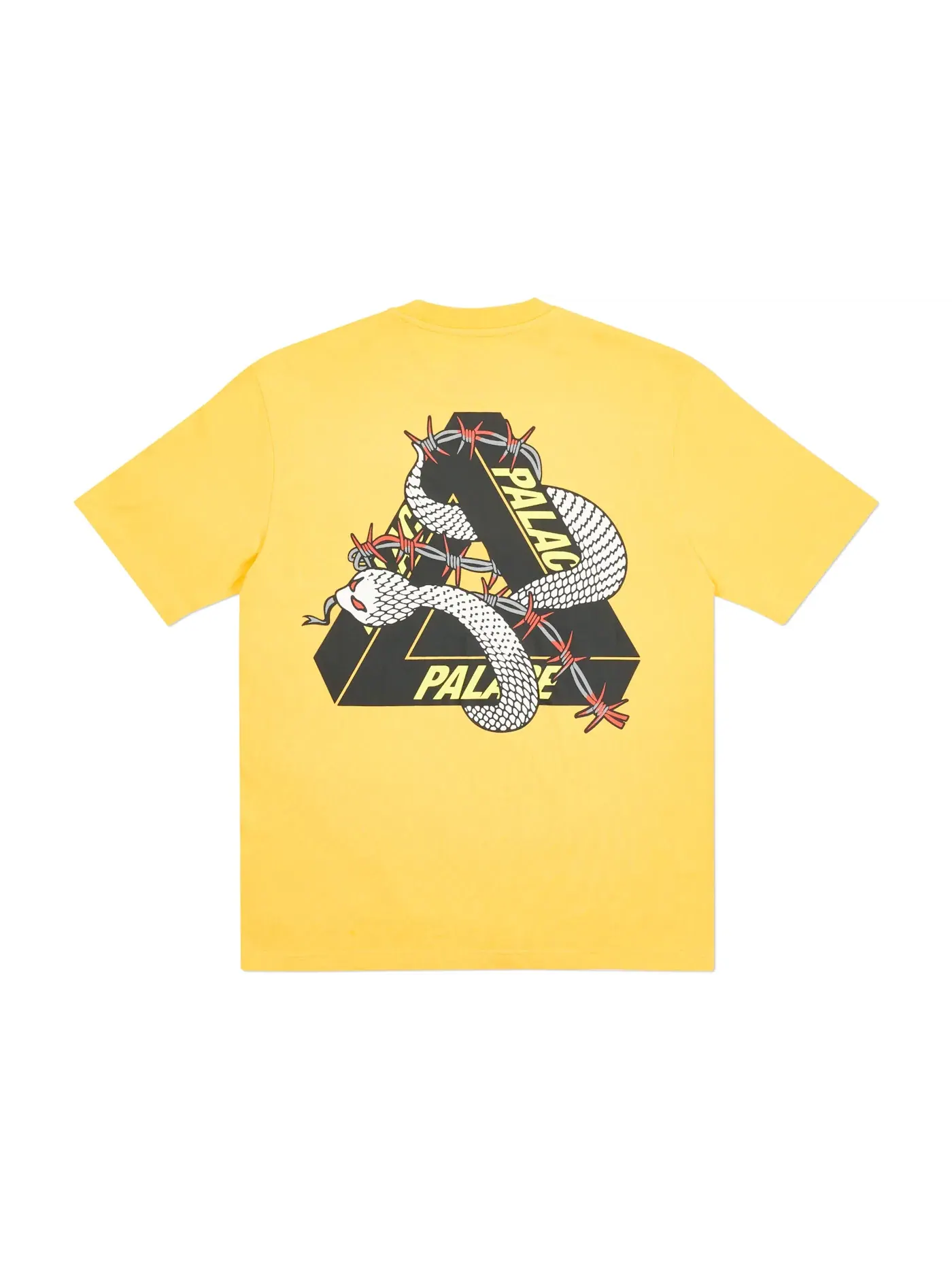 Мужская футболка с принтом Palace Hesh Mit Fresh T-Shirt — изображение 1 из 2, желтый