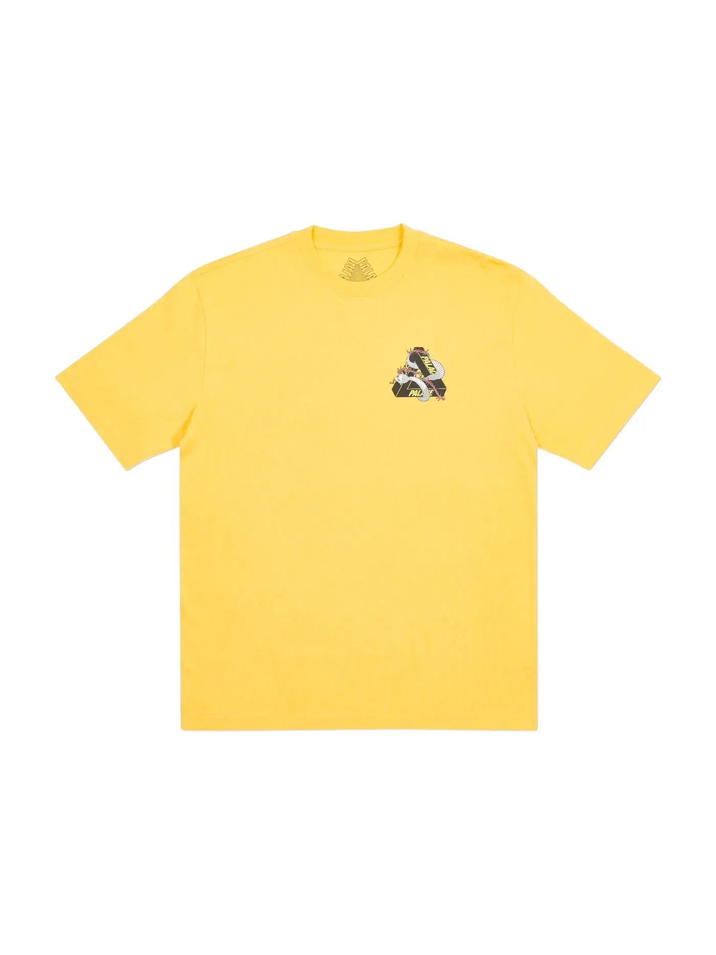 Мужская футболка с принтом Palace Hesh Mit Fresh T-Shirt — изображение 2 из 2, желтый