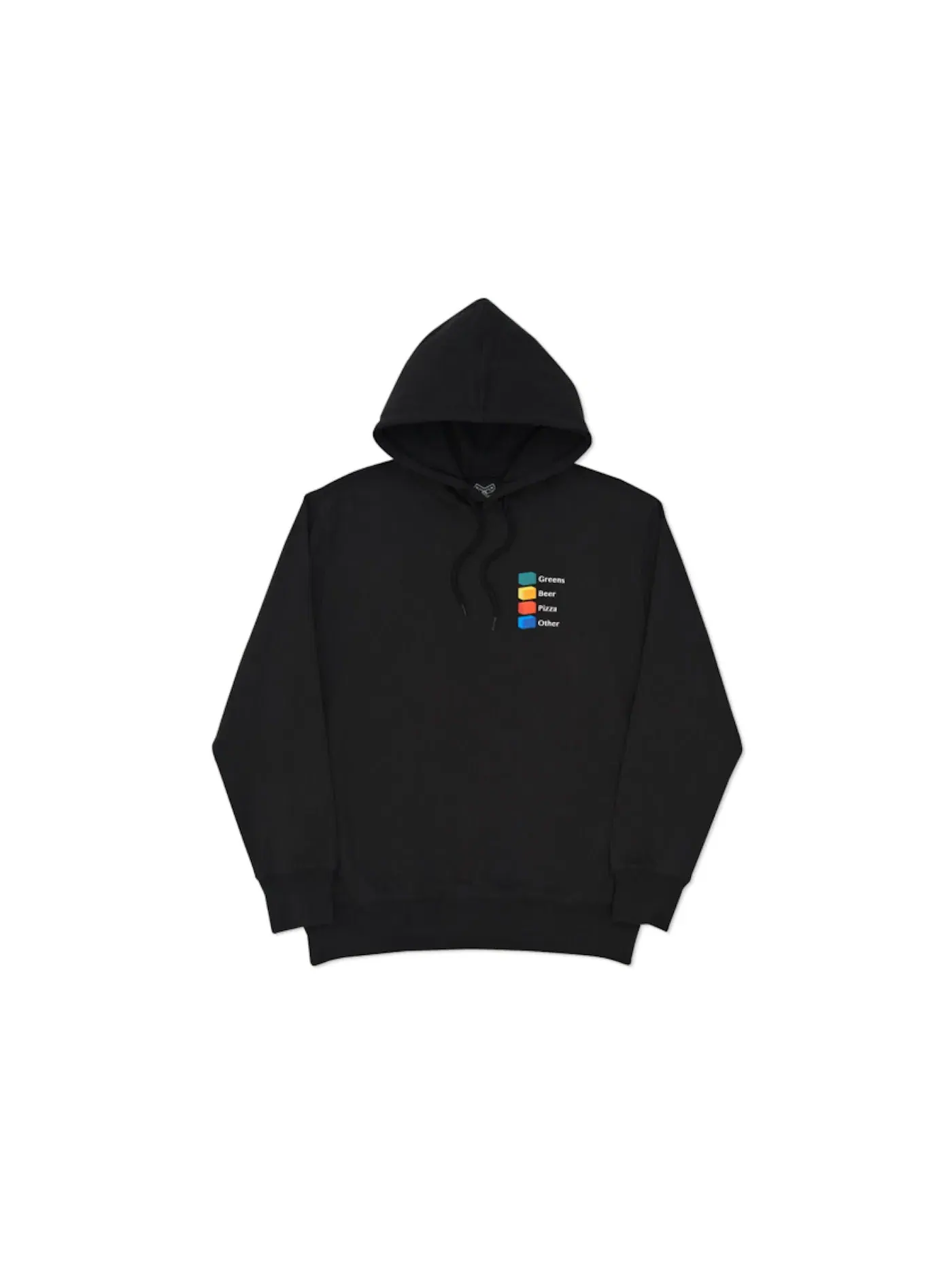 Мужская худи с принтом Palace Hood — изображение 1 из 2, черный