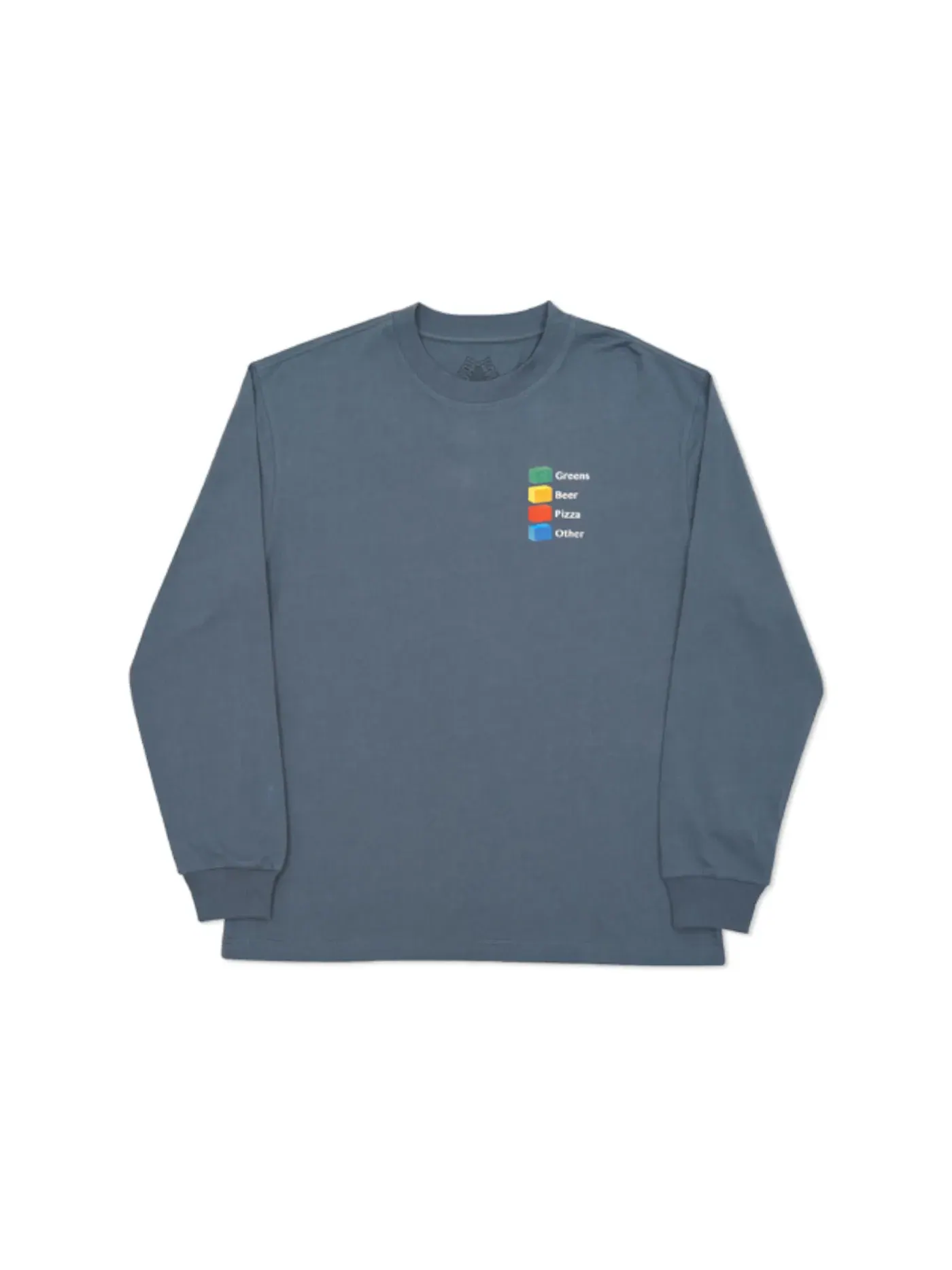 Мужская футболка с длинным рукавом Palace Longsleeve — изображение 1 из 2, серый