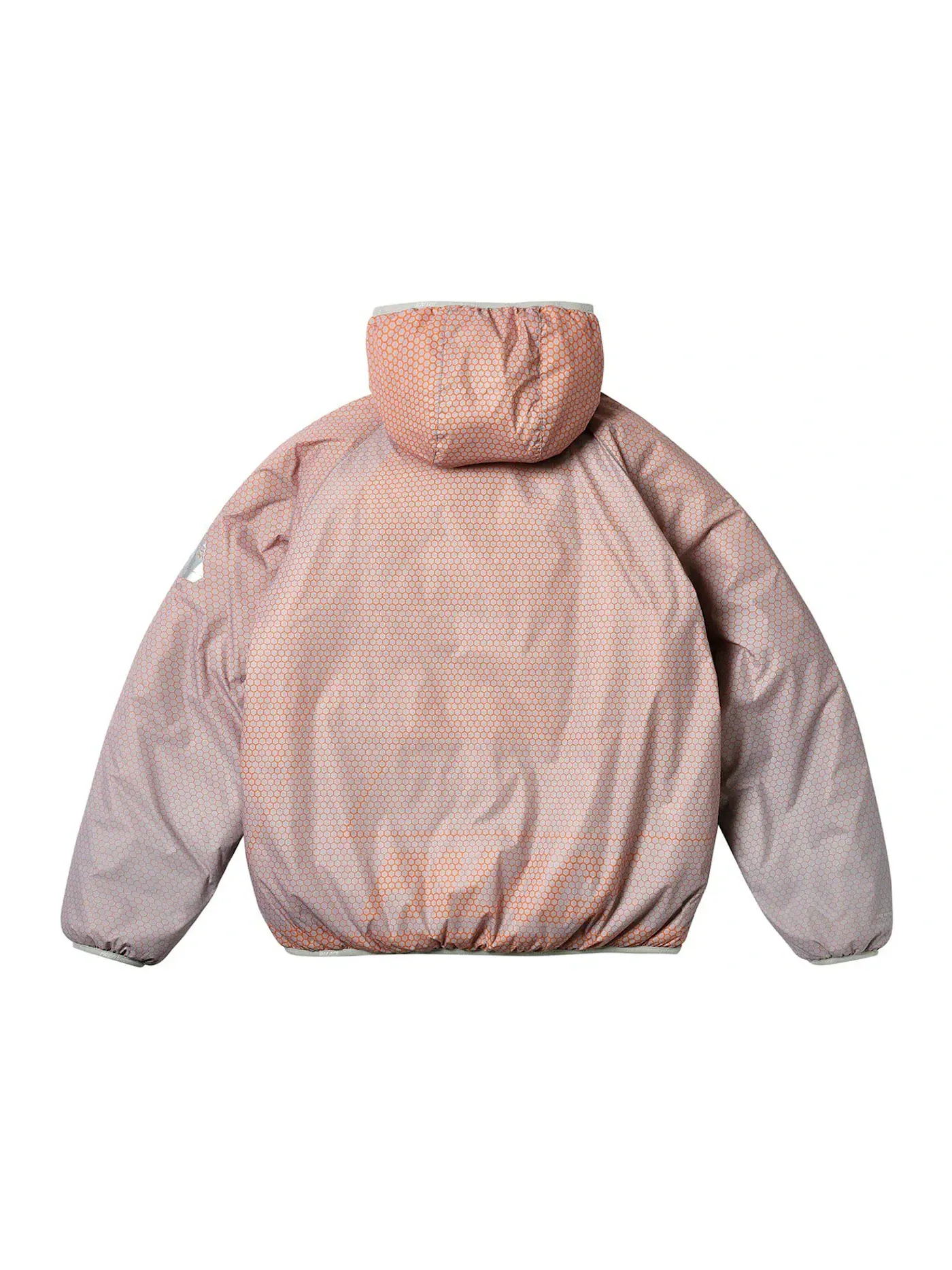 Мужская куртка с принтом Palace Hexagon Pertex Quilted Jacket — изображение 3 из 3, серый