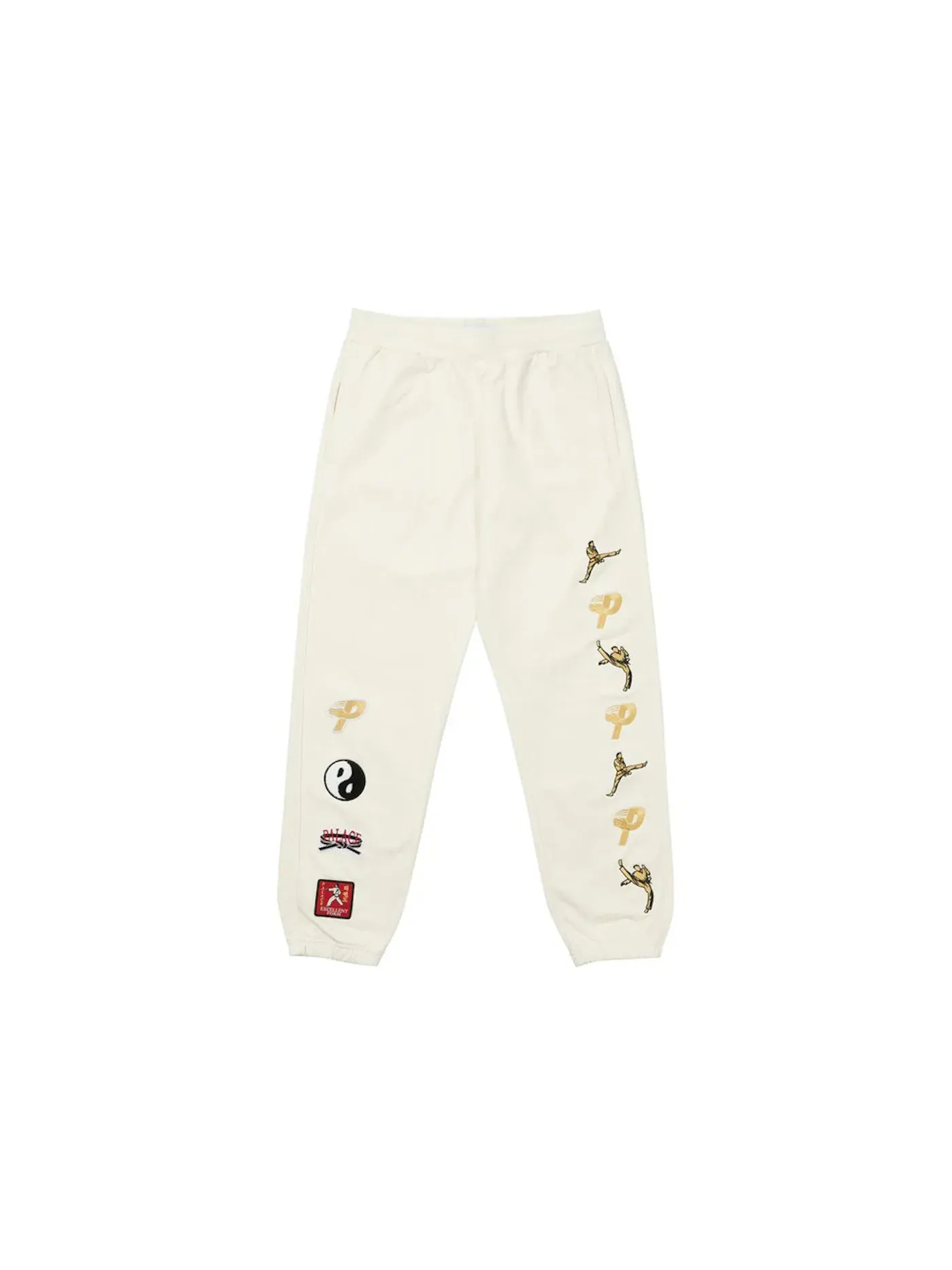 Мужские спортивные штаны Palace High Kick Joggers — изображение 1 из 2, белый