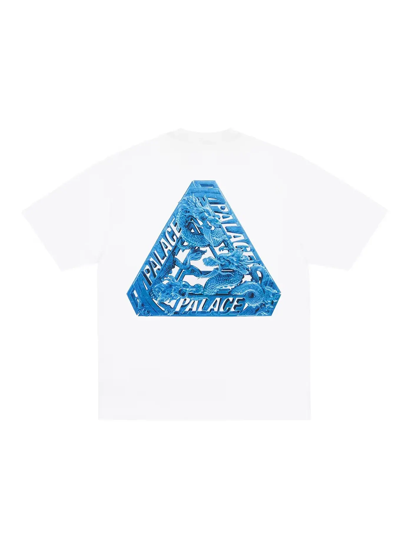 Мужская футболка с принтом Palace Hong Kong Exclusive Dragon Tri Ferg T-shirt — изображение 1 из 1, белый