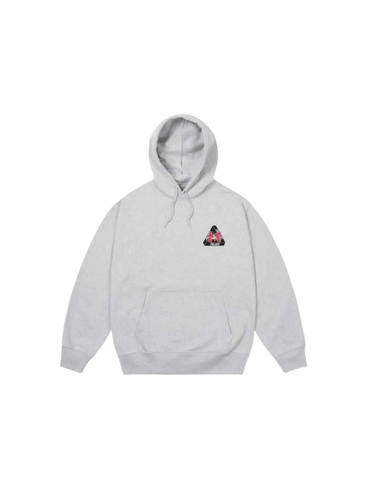 Мужская футболка с принтом Palace Hoodie — изображение 2 из 2, серый